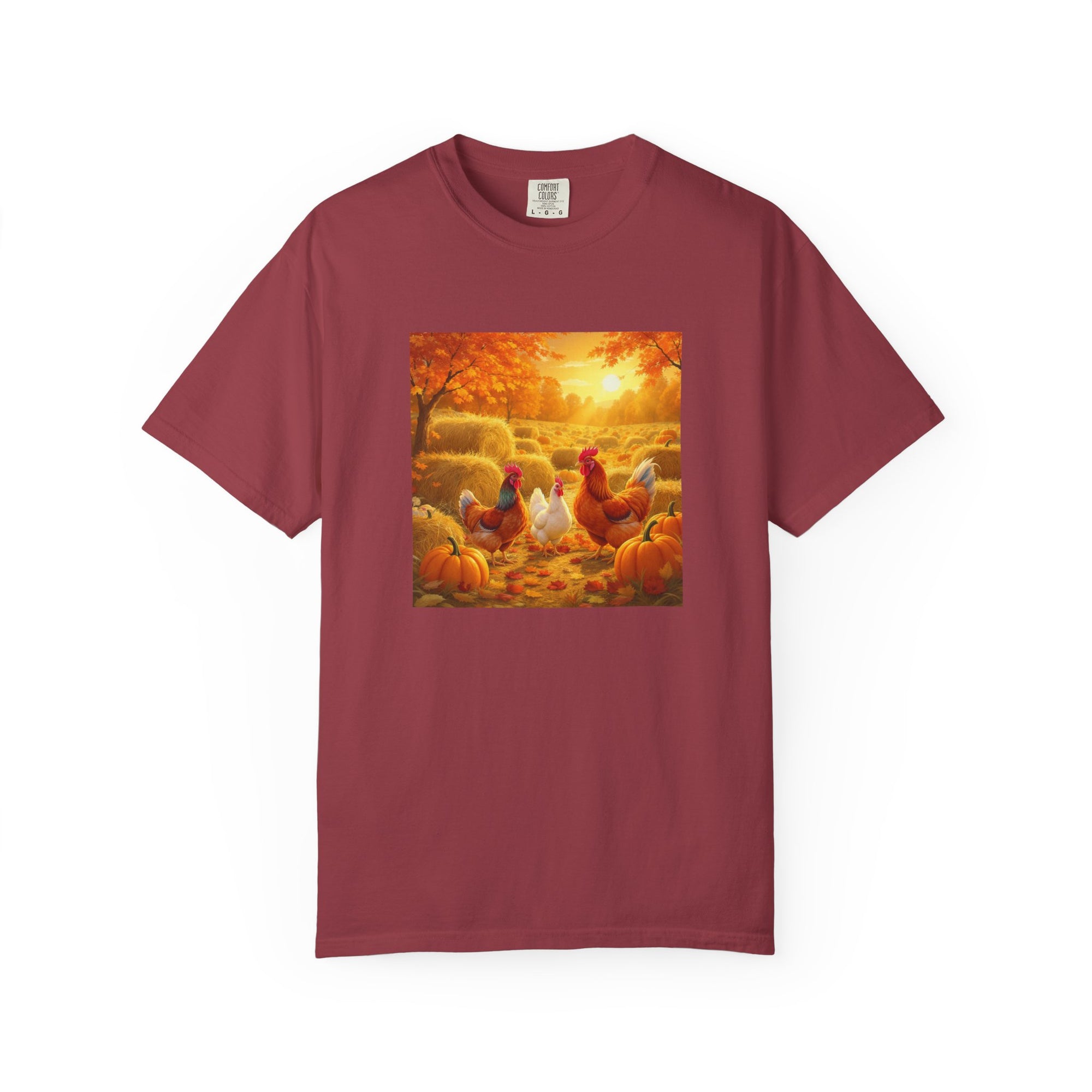 Autumn Coop Crew Autumn Harvest Unisex T-Shirt, Fall Tee, Pumpkin Patch Shirt, Thanksgiving Gift, Casual Wear