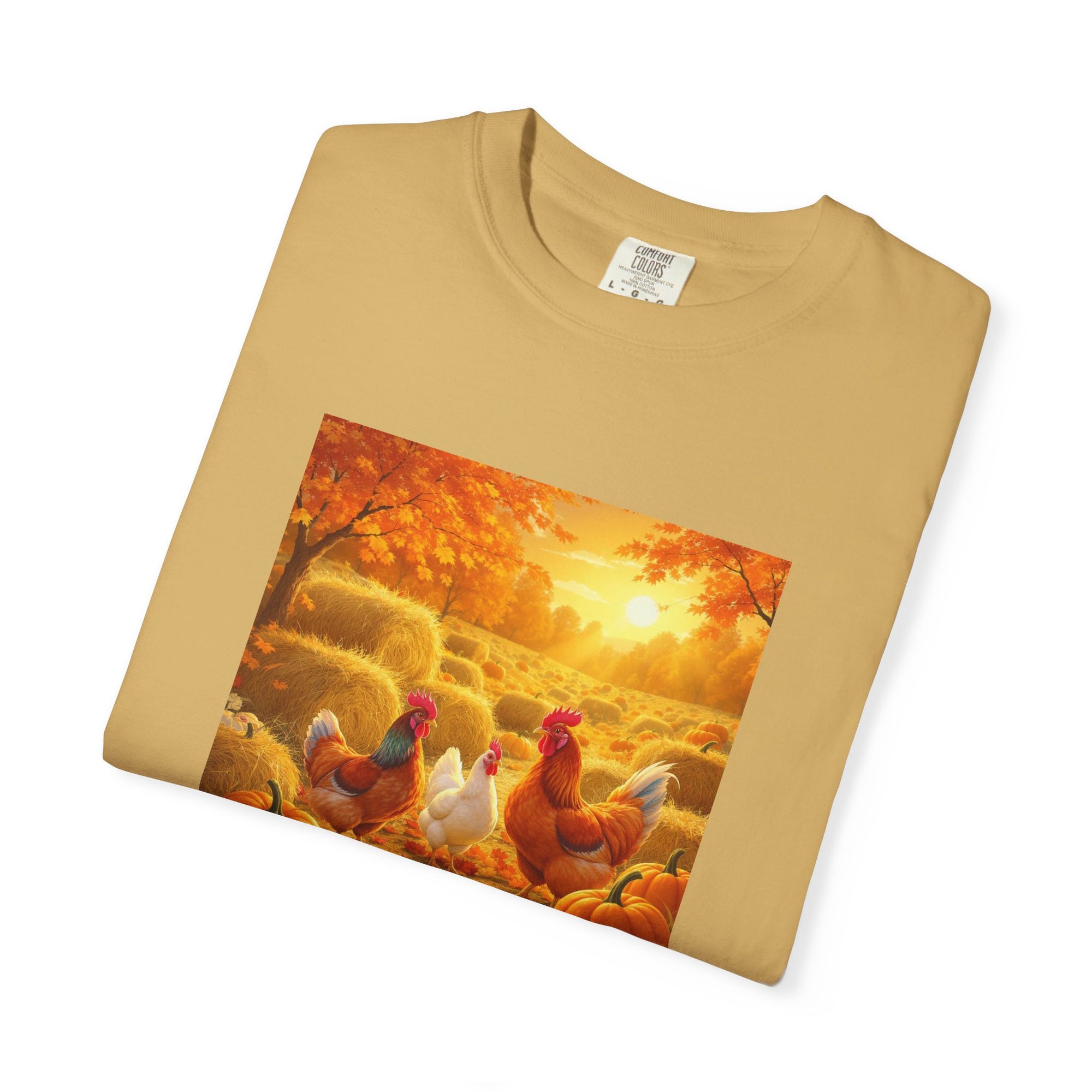 Autumn Coop Crew Autumn Harvest Unisex T-Shirt, Fall Tee, Pumpkin Patch Shirt, Thanksgiving Gift, Casual Wear