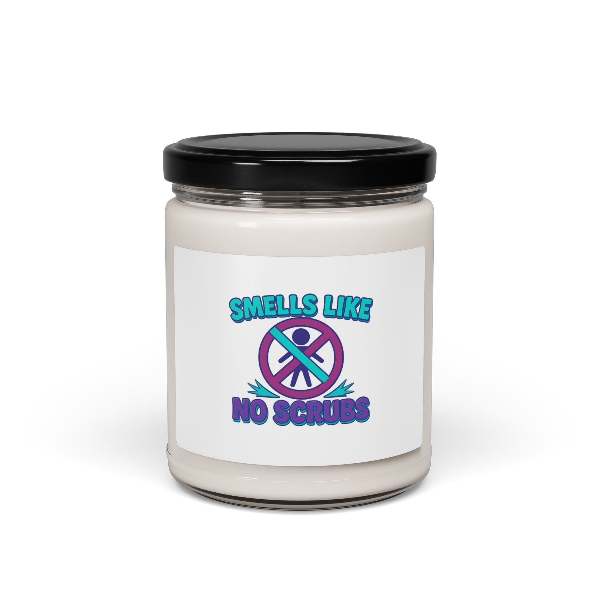 Smells Like No Scrubs Soy Candle | 90s Nostalgia Gift | TLC Inspired Candle | Retro Funny Candle for Music Lovers