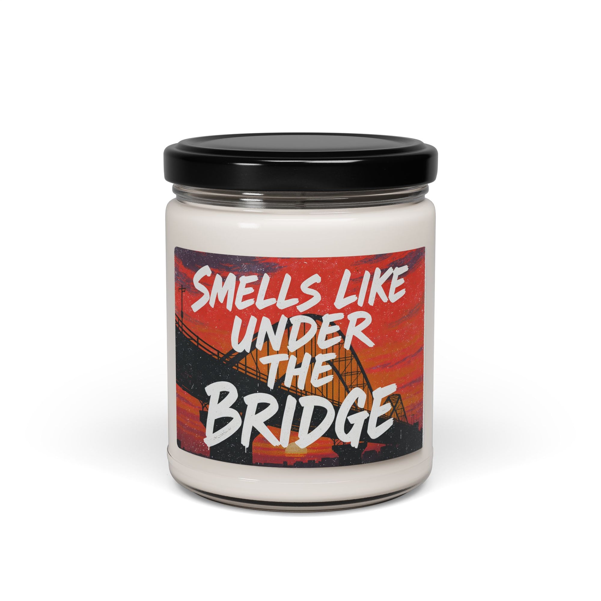 Smells Like Under the Bridge Soy Candle | 90s Nostalgia Gift | Red Hot Chili Peppers Inspired Candle | Retro Funny Candle for Music Lovers