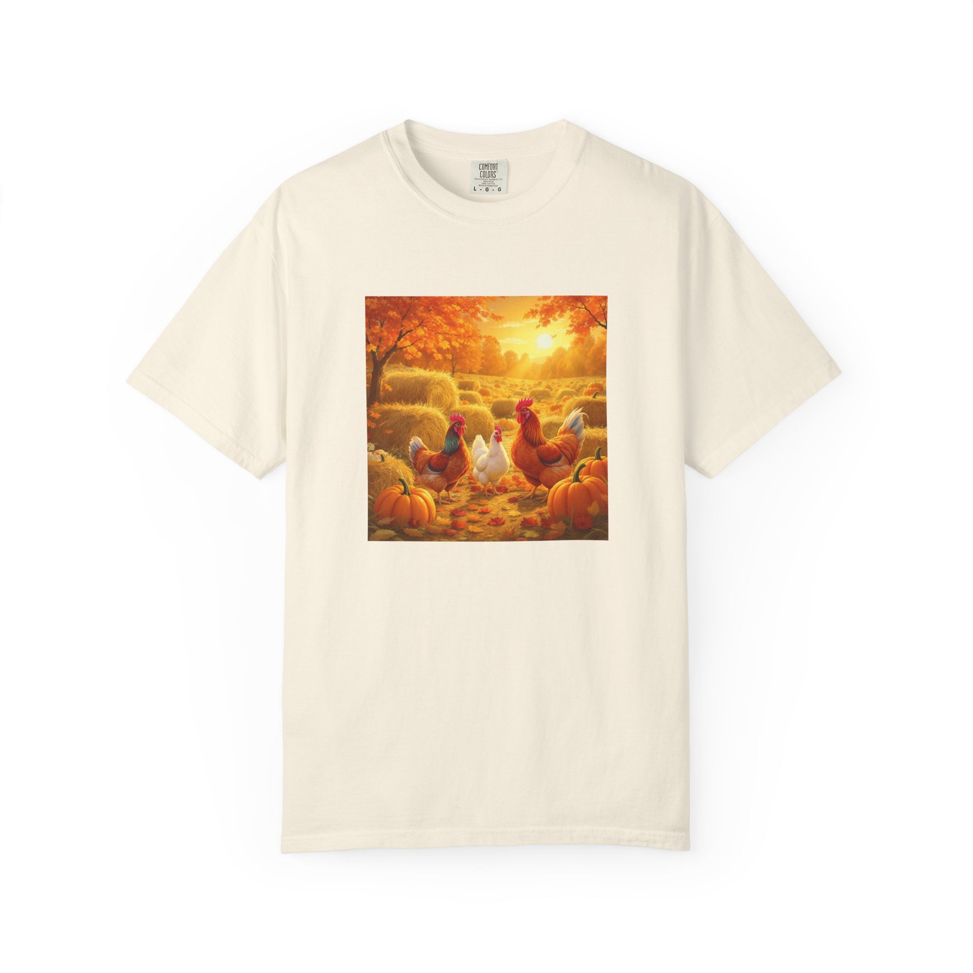 Autumn Coop Crew Autumn Harvest Unisex T-Shirt, Fall Tee, Pumpkin Patch Shirt, Thanksgiving Gift, Casual Wear