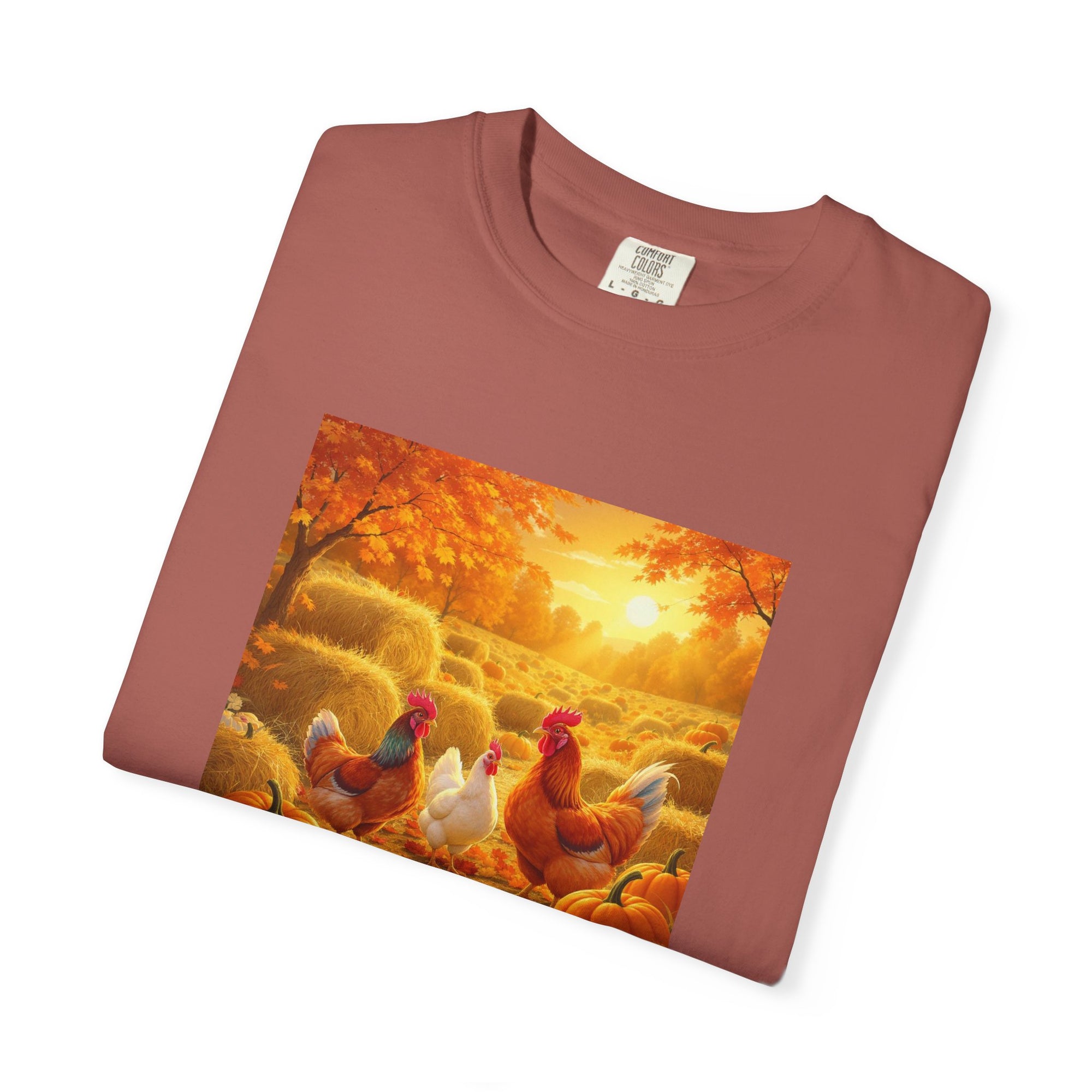 Autumn Coop Crew Autumn Harvest Unisex T-Shirt, Fall Tee, Pumpkin Patch Shirt, Thanksgiving Gift, Casual Wear