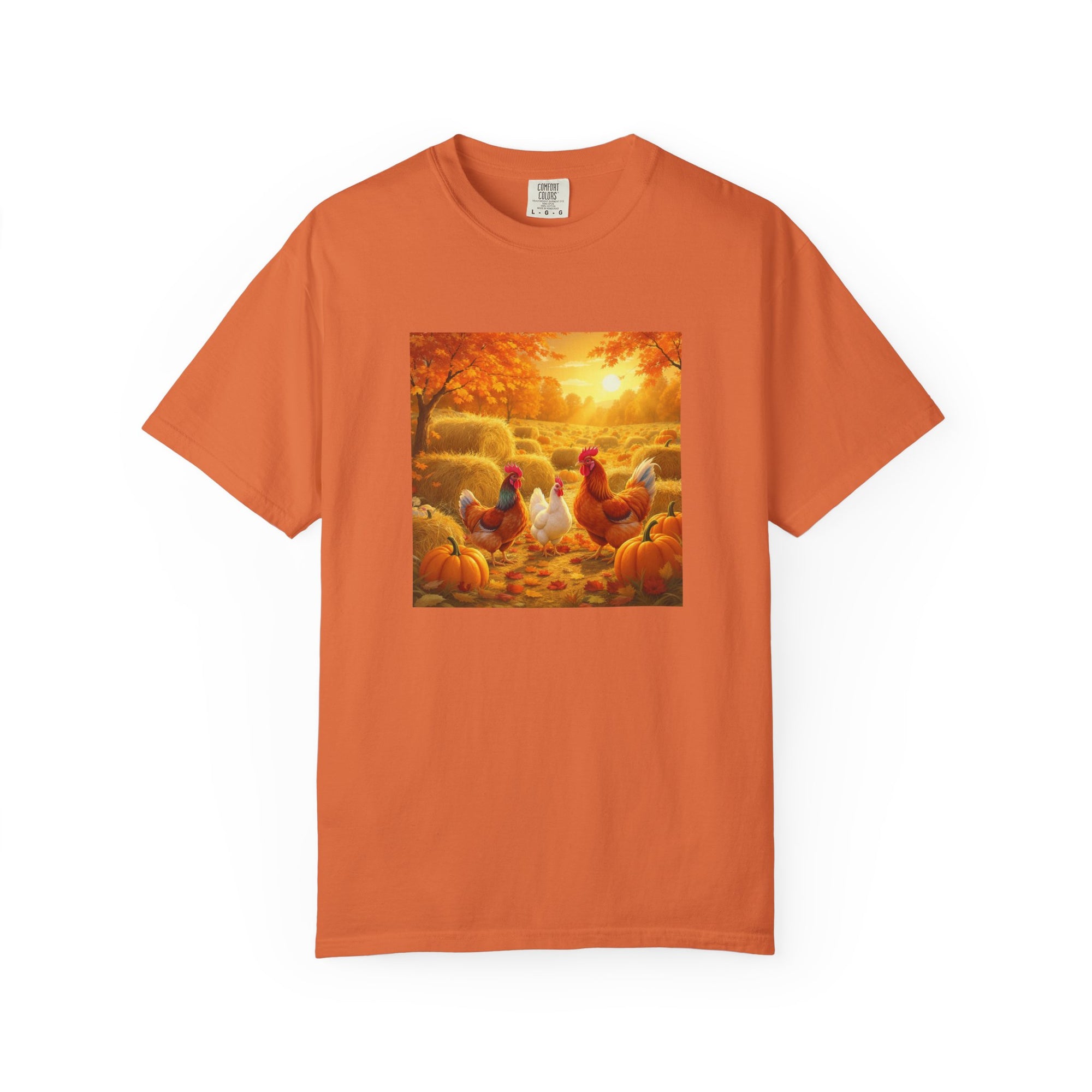 Autumn Coop Crew Autumn Harvest Unisex T-Shirt, Fall Tee, Pumpkin Patch Shirt, Thanksgiving Gift, Casual Wear