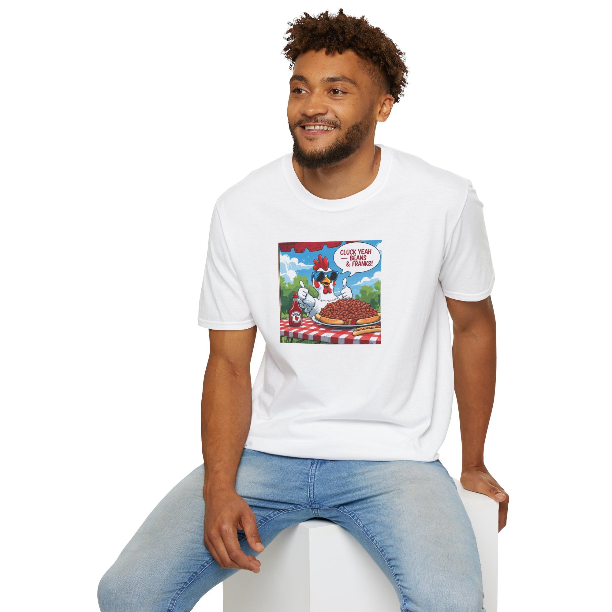 Beans & Franks Funny Chicken Dinner T-Shirt