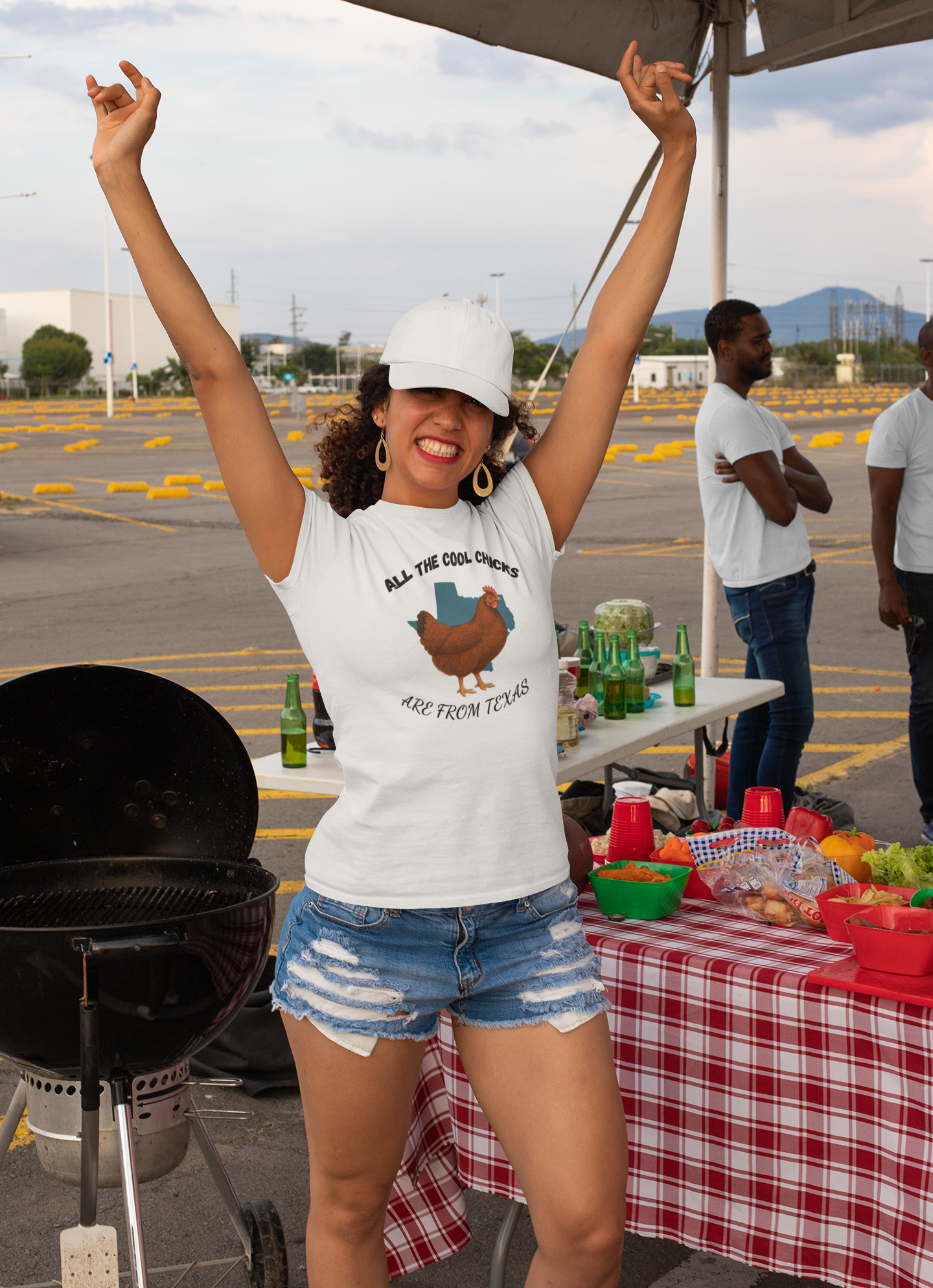 All the Cool Chicks are from Texas Chicken Lover Unisex T-Shirt