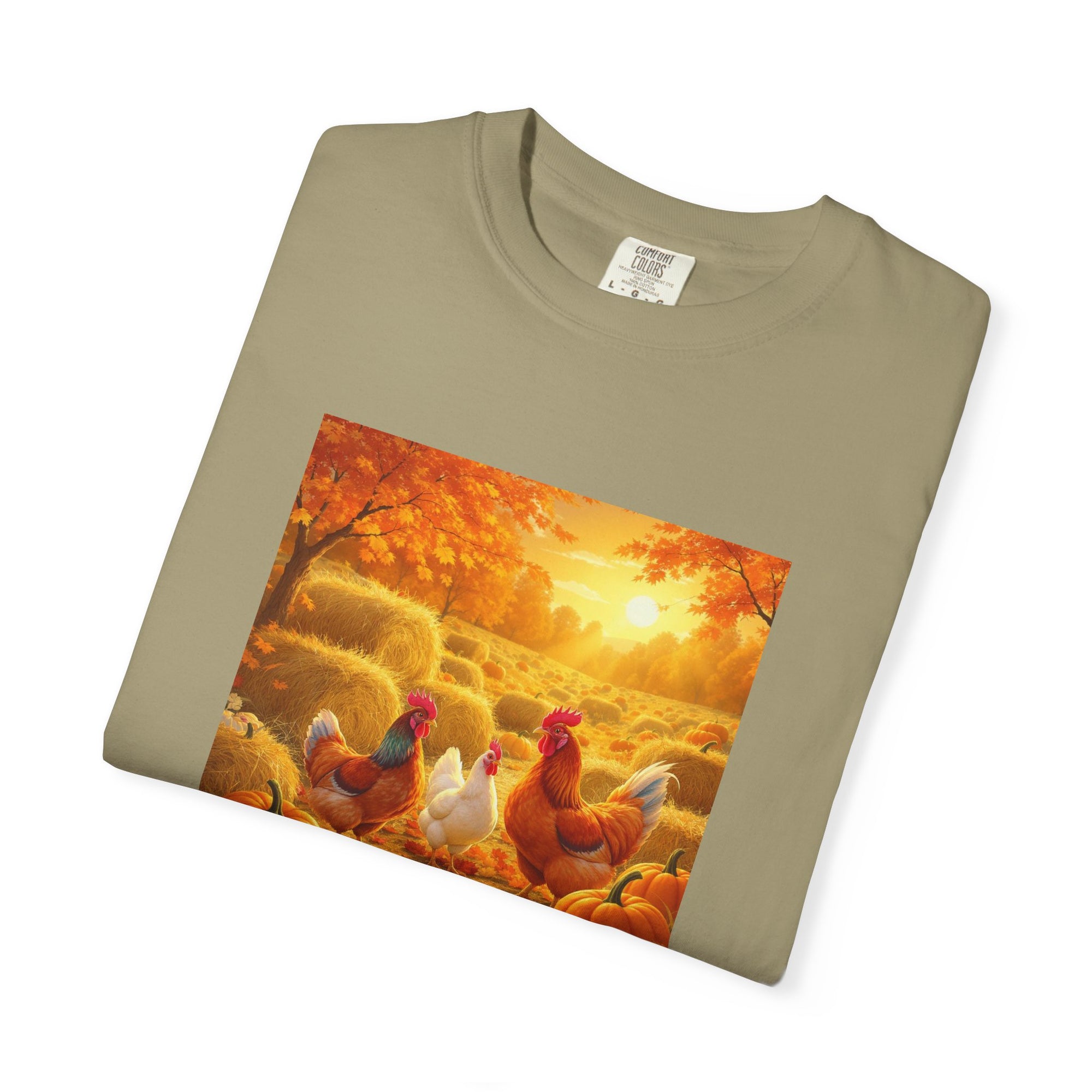Autumn Coop Crew Autumn Harvest Unisex T-Shirt, Fall Tee, Pumpkin Patch Shirt, Thanksgiving Gift, Casual Wear