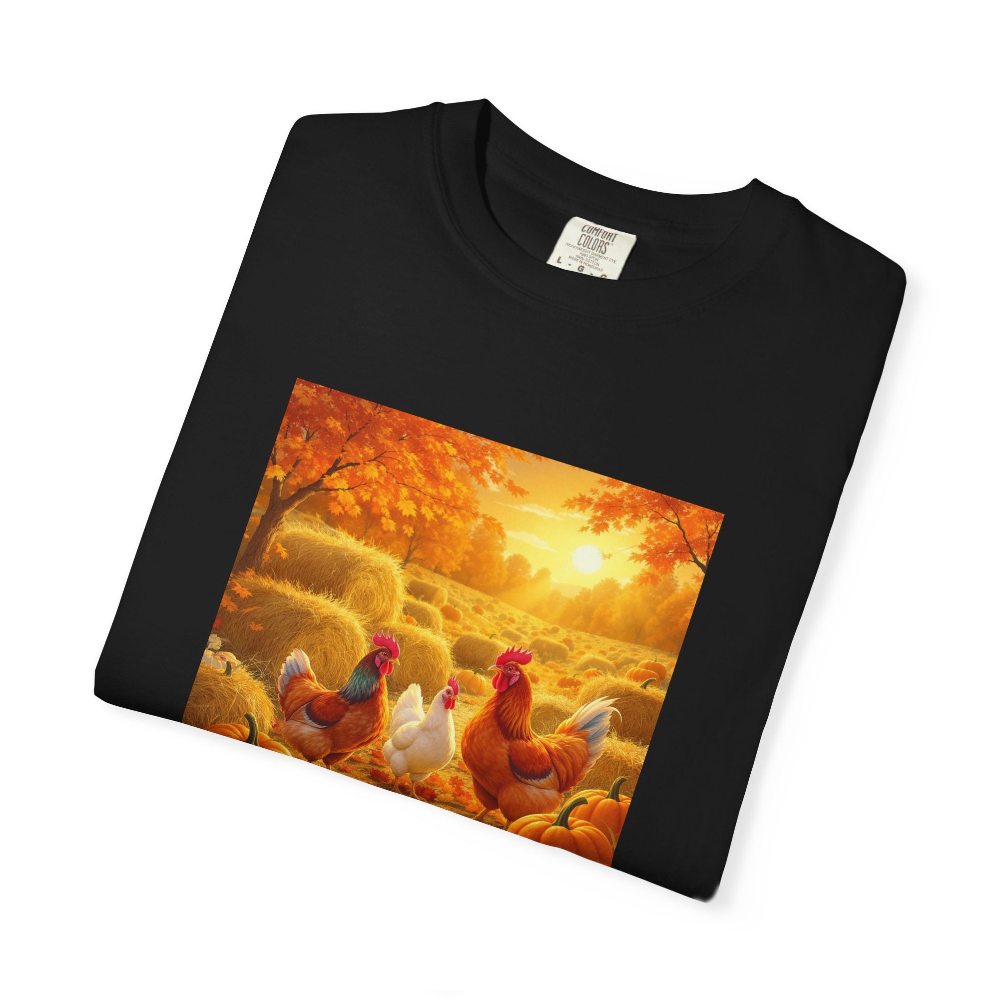 Autumn Coop Crew Autumn Harvest Unisex T-Shirt, Fall Tee, Pumpkin Patch Shirt, Thanksgiving Gift, Casual Wear
