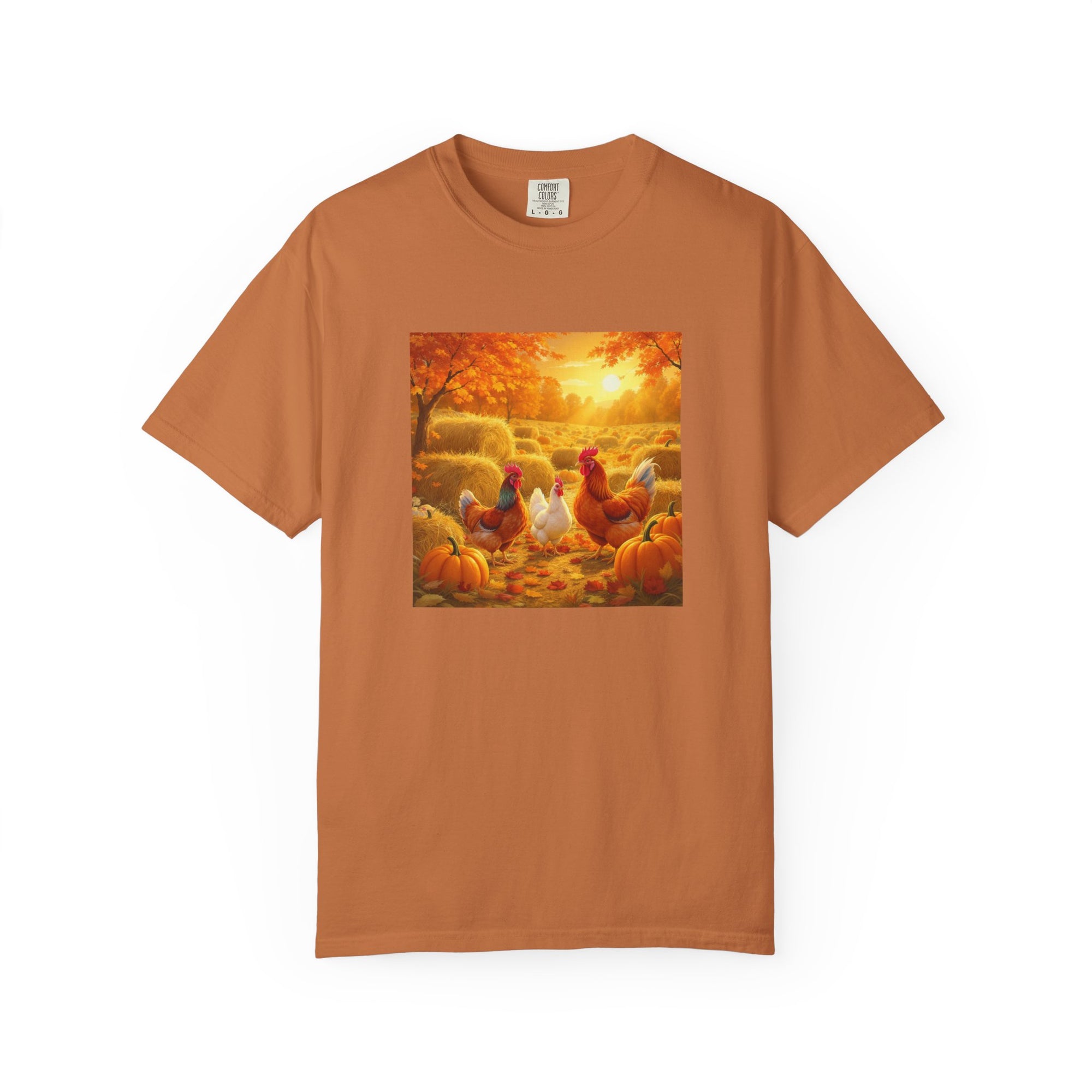 Autumn Coop Crew Autumn Harvest Unisex T-Shirt, Fall Tee, Pumpkin Patch Shirt, Thanksgiving Gift, Casual Wear