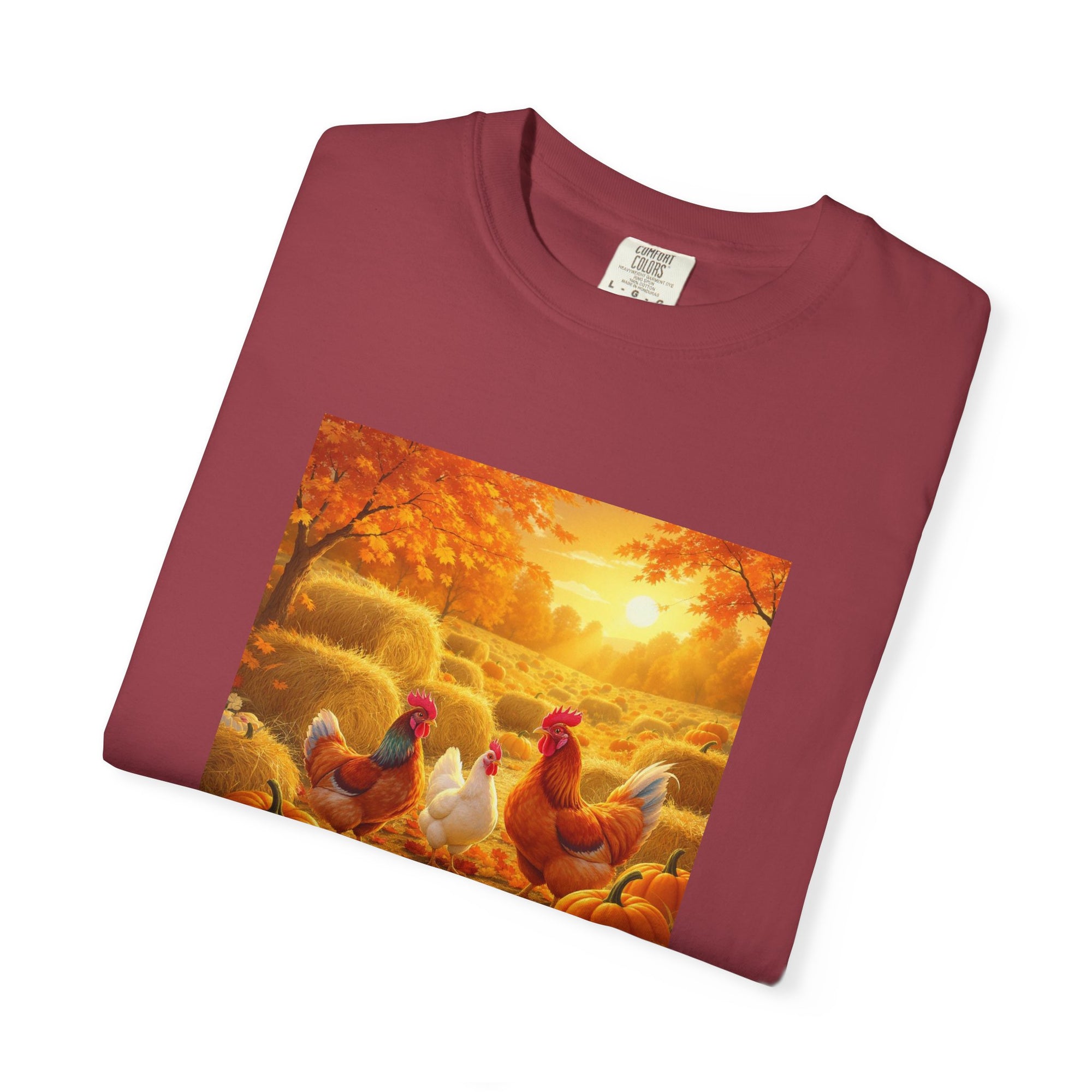 Autumn Coop Crew Autumn Harvest Unisex T-Shirt, Fall Tee, Pumpkin Patch Shirt, Thanksgiving Gift, Casual Wear