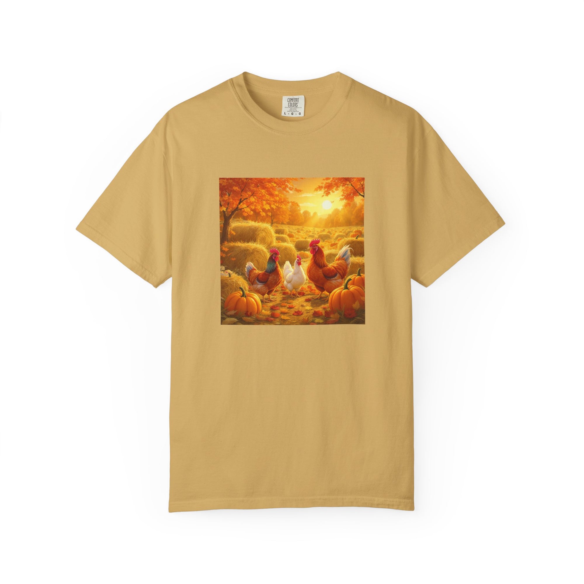 Autumn Coop Crew Autumn Harvest Unisex T-Shirt, Fall Tee, Pumpkin Patch Shirt, Thanksgiving Gift, Casual Wear