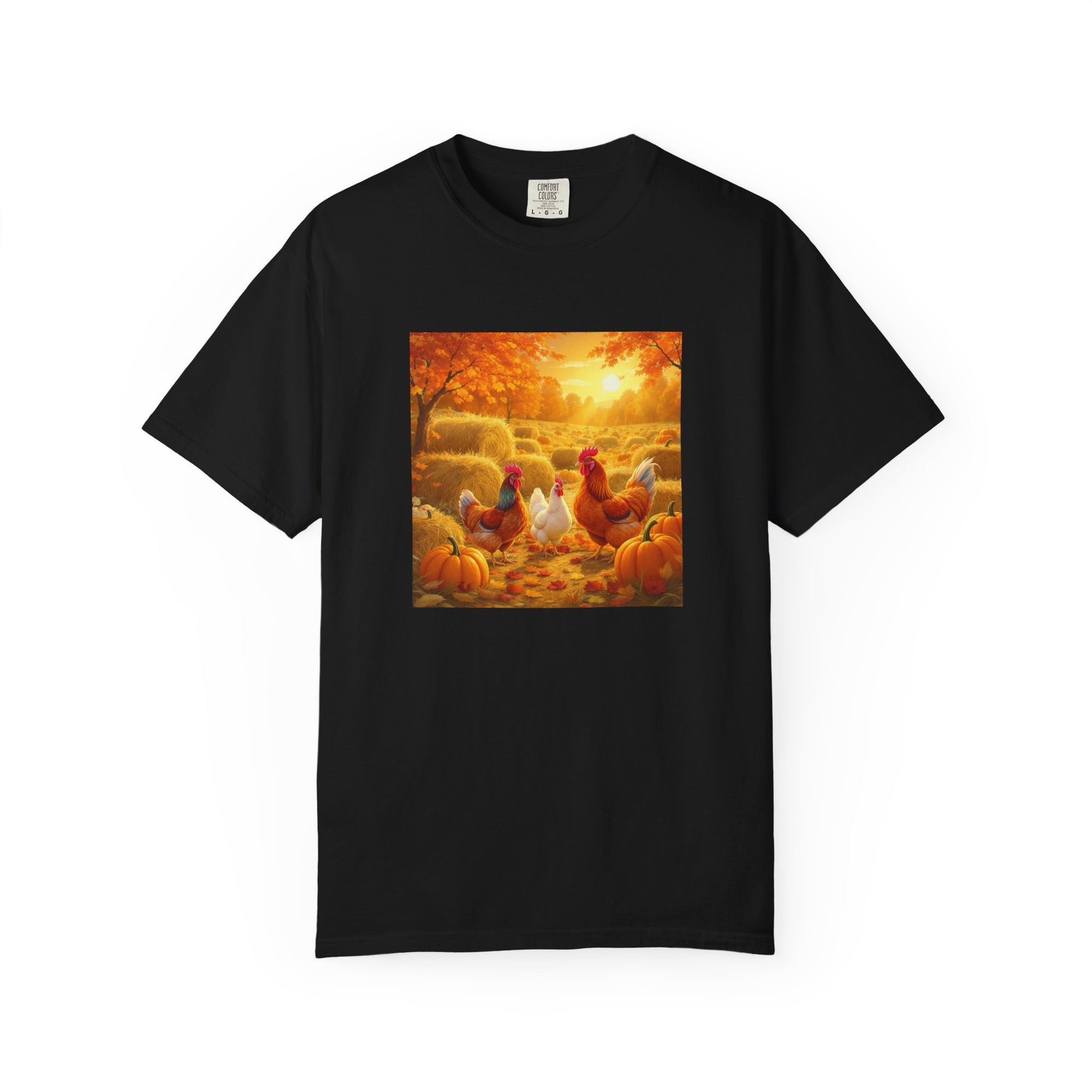 Autumn Coop Crew Autumn Harvest Unisex T-Shirt, Fall Tee, Pumpkin Patch Shirt, Thanksgiving Gift, Casual Wear