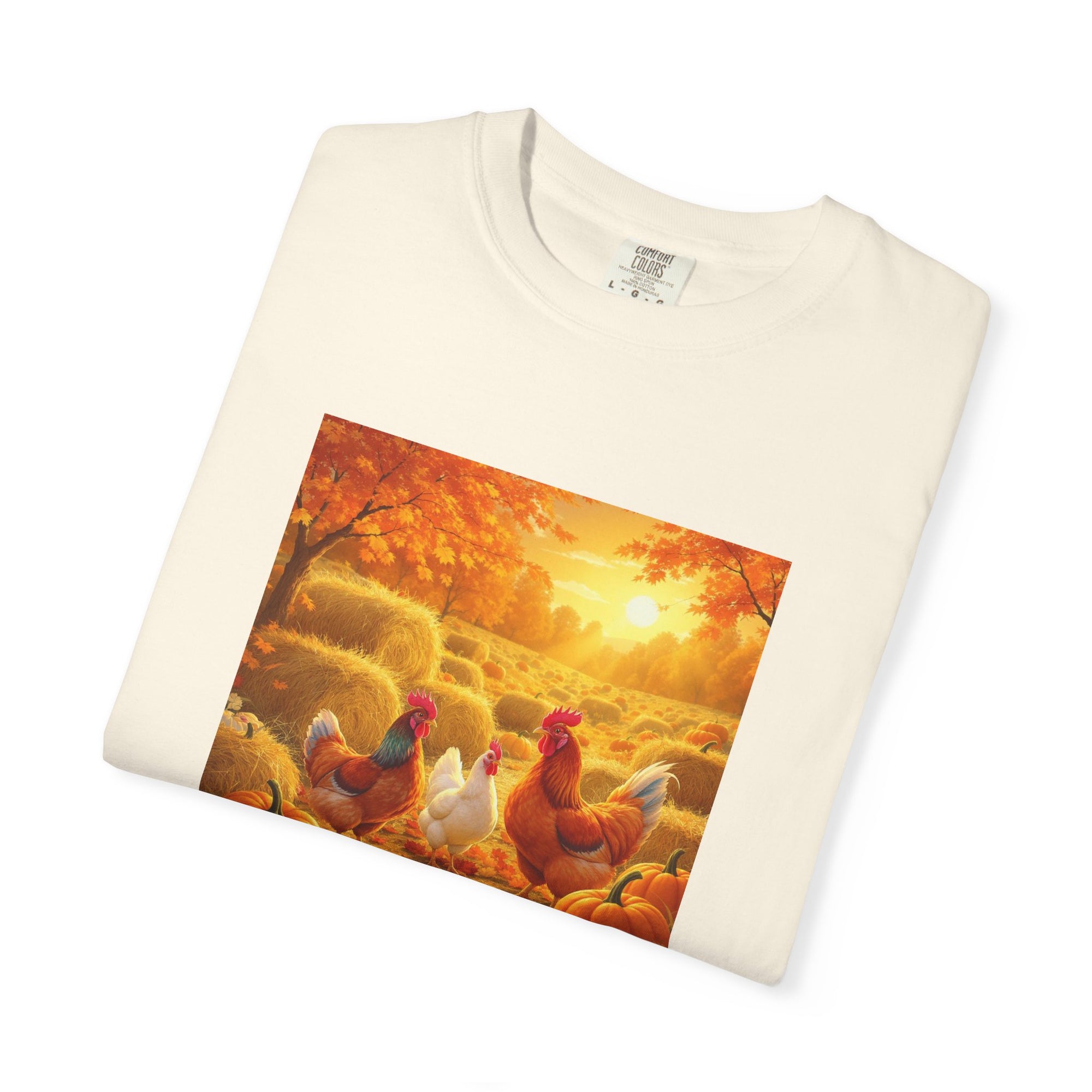 Autumn Coop Crew Autumn Harvest Unisex T-Shirt, Fall Tee, Pumpkin Patch Shirt, Thanksgiving Gift, Casual Wear
