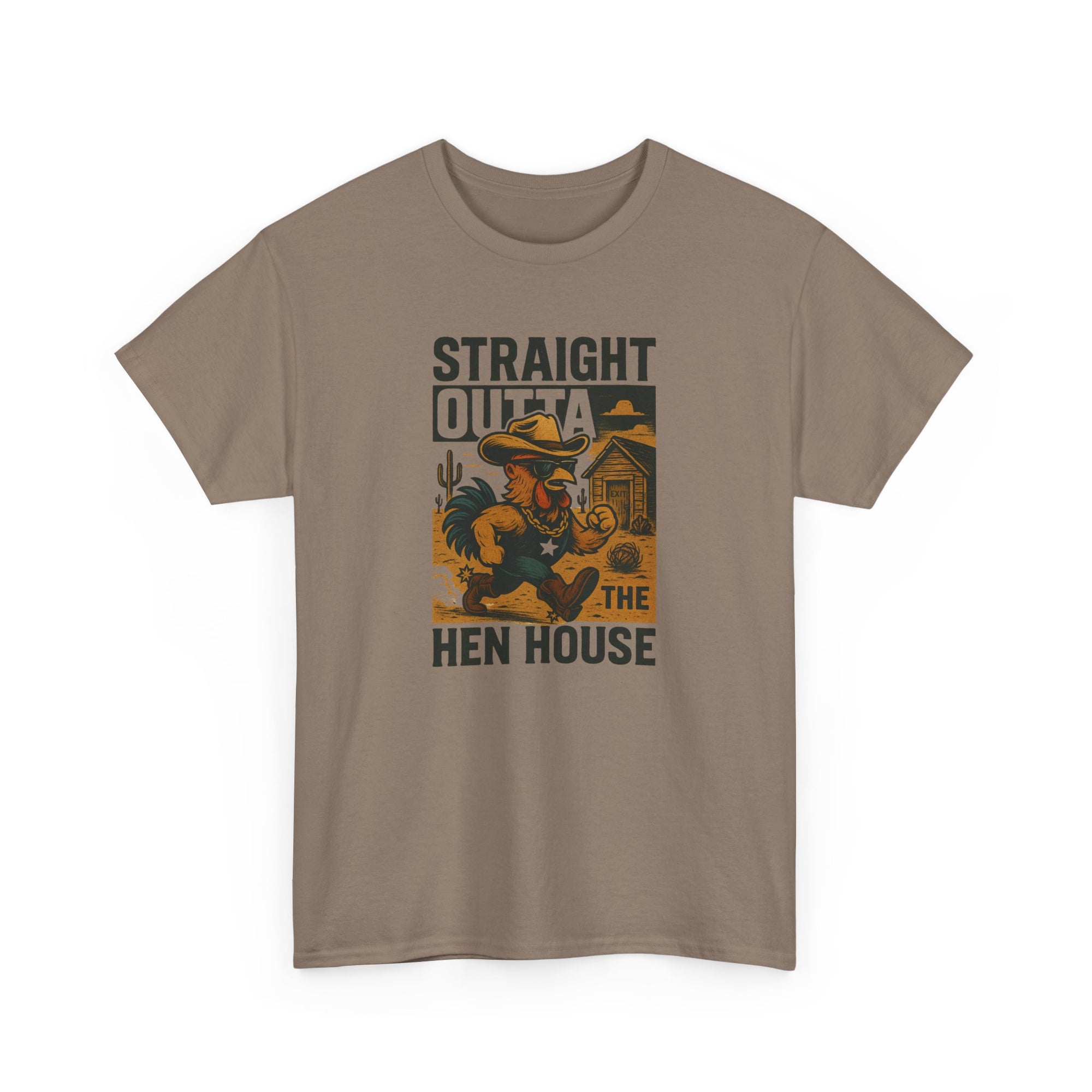Straight Outta the Hen House Tee - Fun Graphic T-Shirt