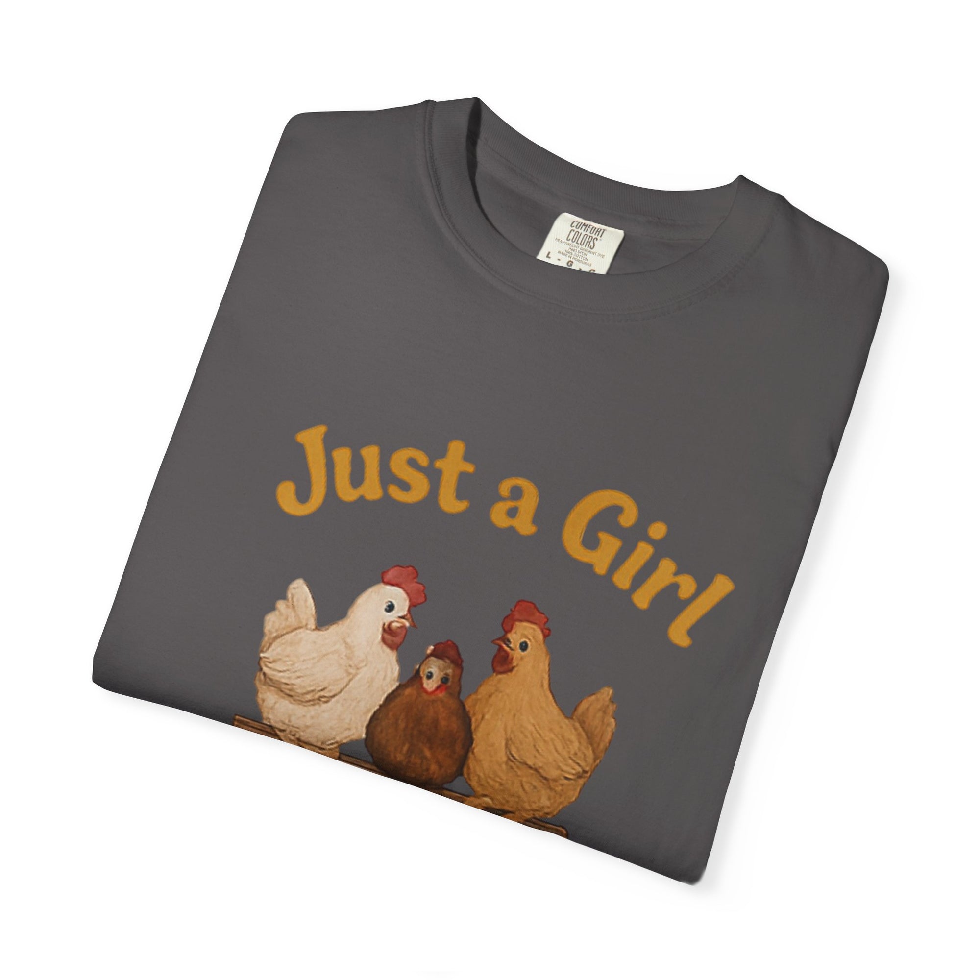 Just a Girl Who Talks to Chickens T-shirt | Fun Farm Tee, Gift for Chicken Lovers, Unisex Casual Wear, Quirky Animal Apparel, Country [...]