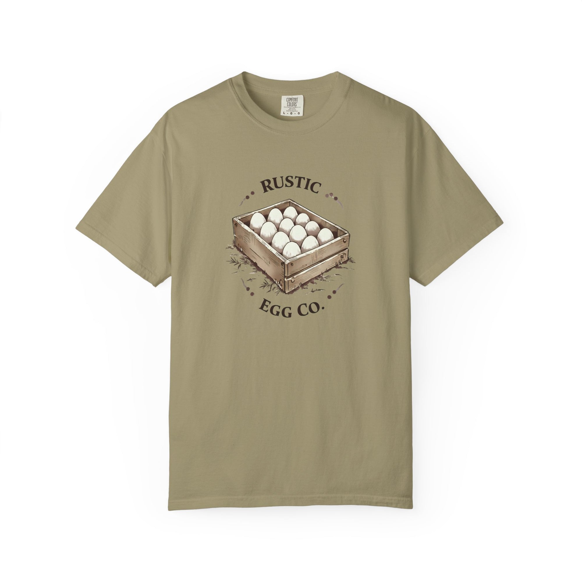 Rustic Egg Co. Vintage T-Shirt, Farmhouse Style Tee, Unisex Graphic Shirt, Egg Lover Gift, Casual Everyday Wear