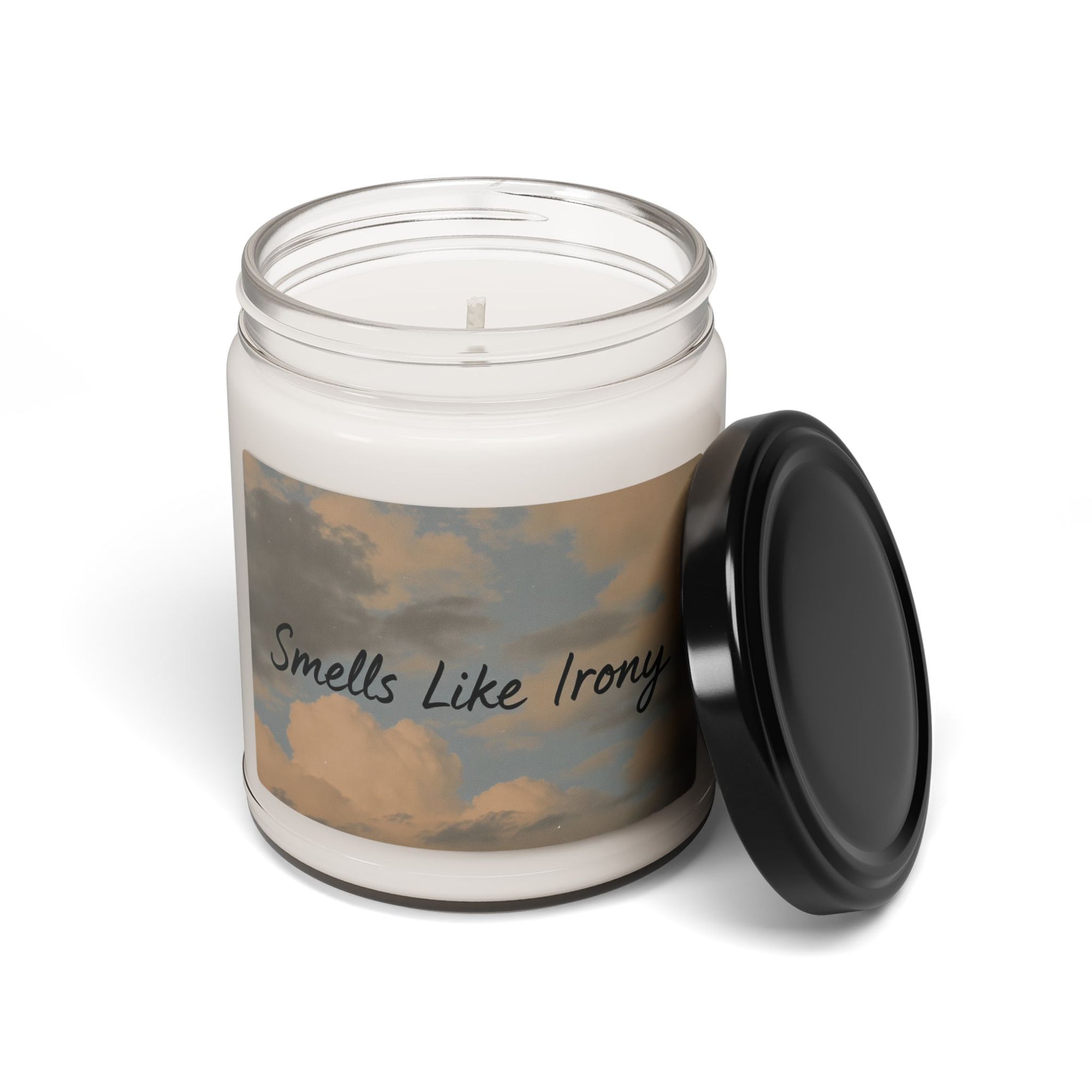 Smells Like Irony Soy Candle | 90s Nostalgia Gift | Inspired Candle | Retro Funny Candle for Music Lovers