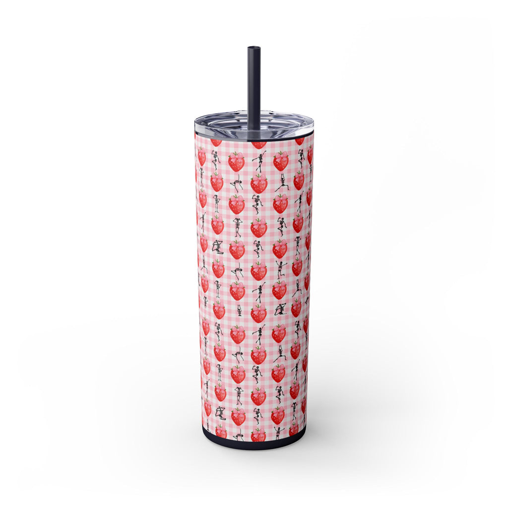 Charming Holiday Skinny Tumbler with Straw, 20oz - Perfect Gift for Parties, Home Use, Outdoor Events, Summer Picnics, or Seasonal [...]
