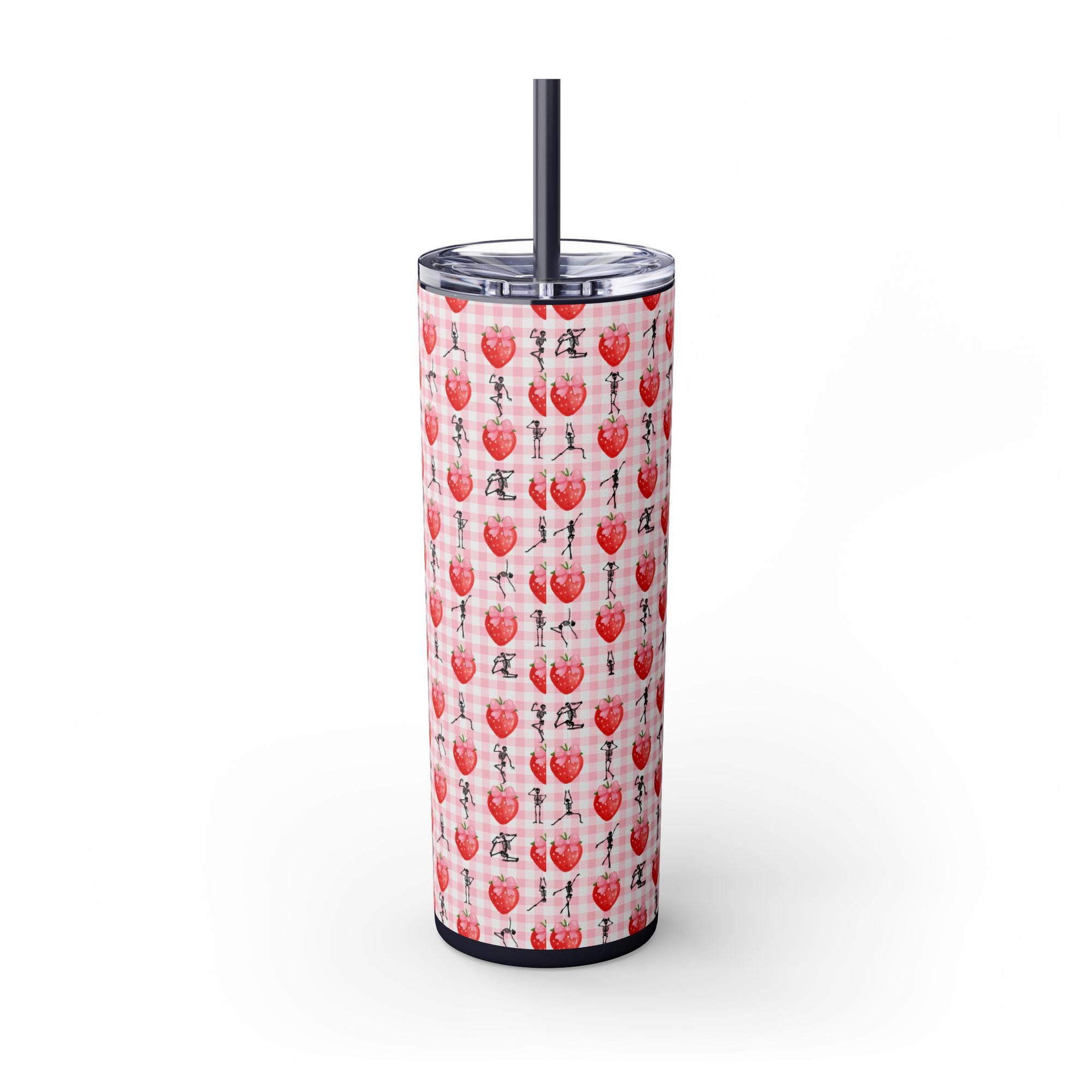 Charming Holiday Skinny Tumbler with Straw, 20oz - Perfect Gift for Parties, Home Use, Outdoor Events, Summer Picnics, or Seasonal [...]