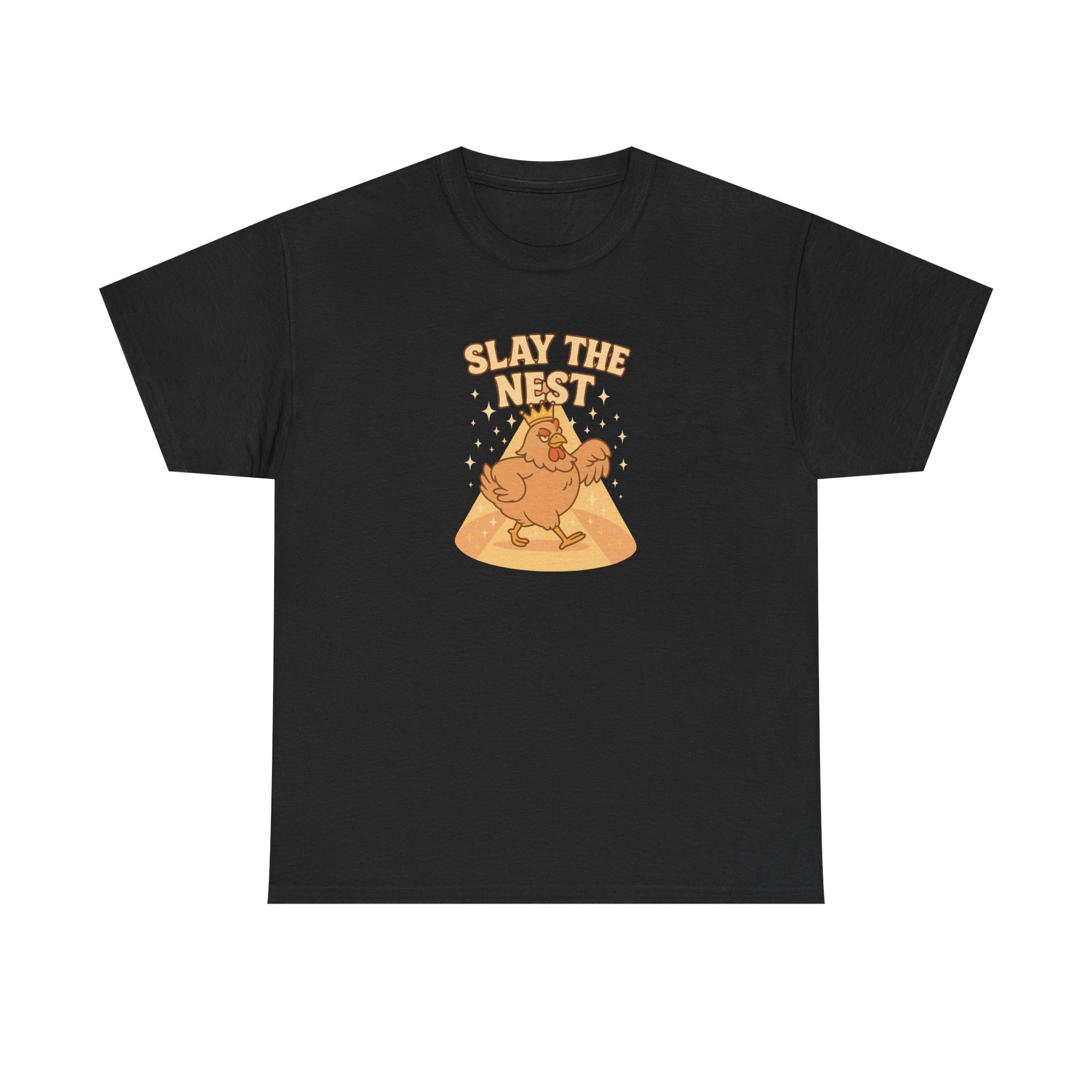 Slay the Nest Heavy Cotton Tee, Funny Graphic T-Shirt