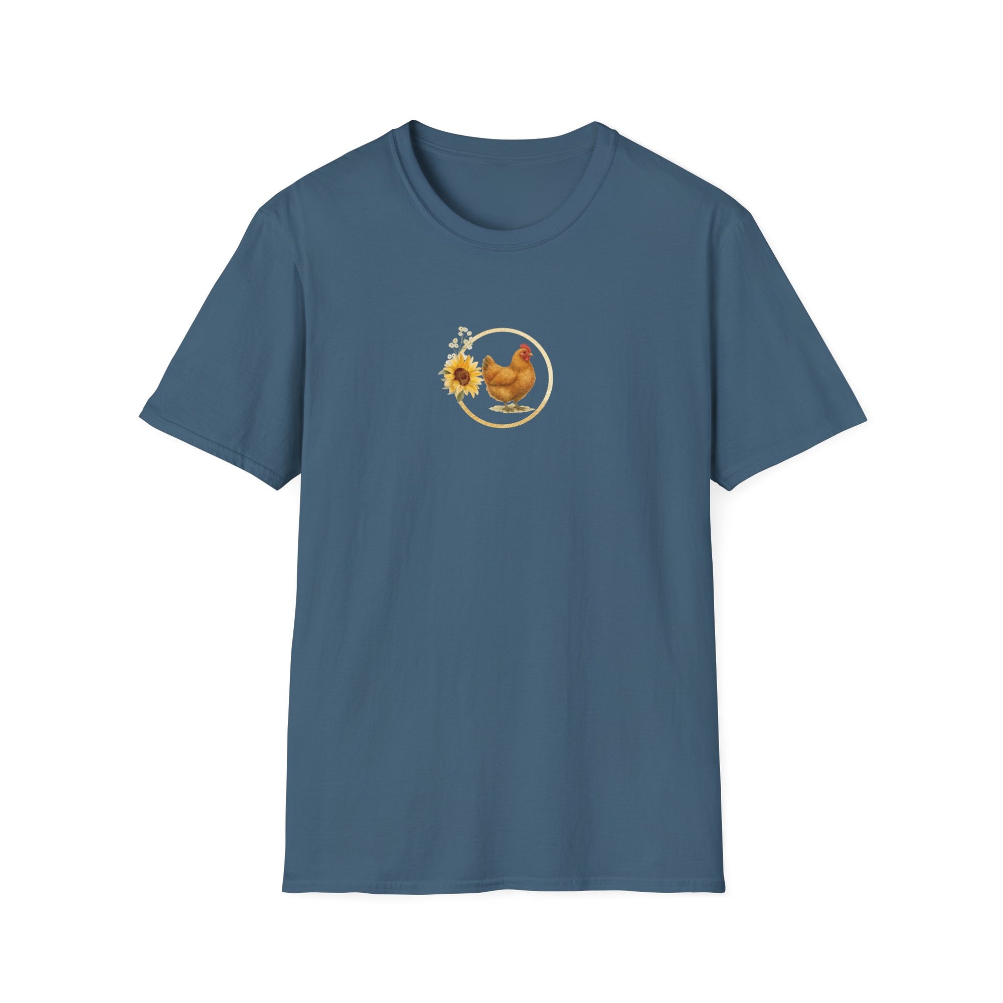 Sunflower Farmhouse Chicken Unisex T-Shirt