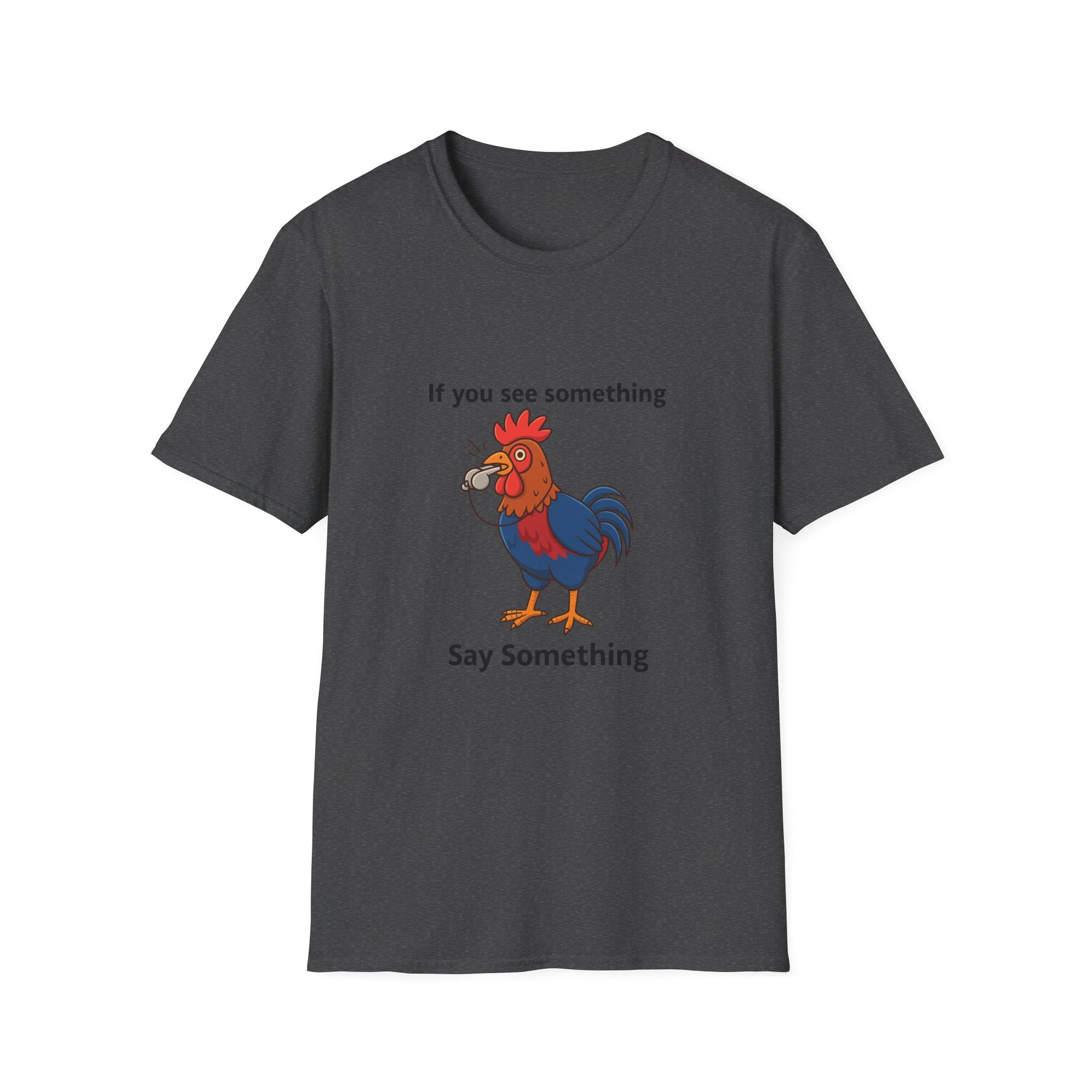 Funny Whistleblower Chicken Shirt – Farm Animal Humor Tee, Gift for Chicken Lovers, Backyard Farm Life