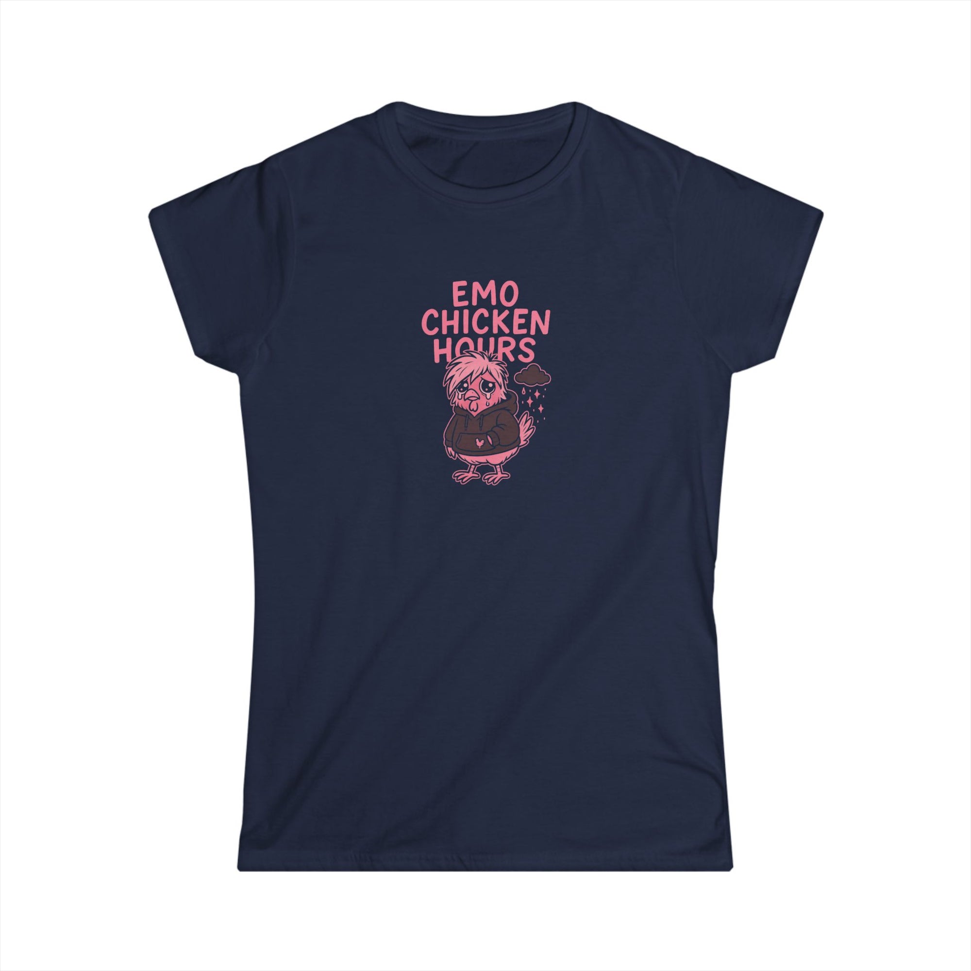 Emo Chicken Hours Women's Softstyle Tee