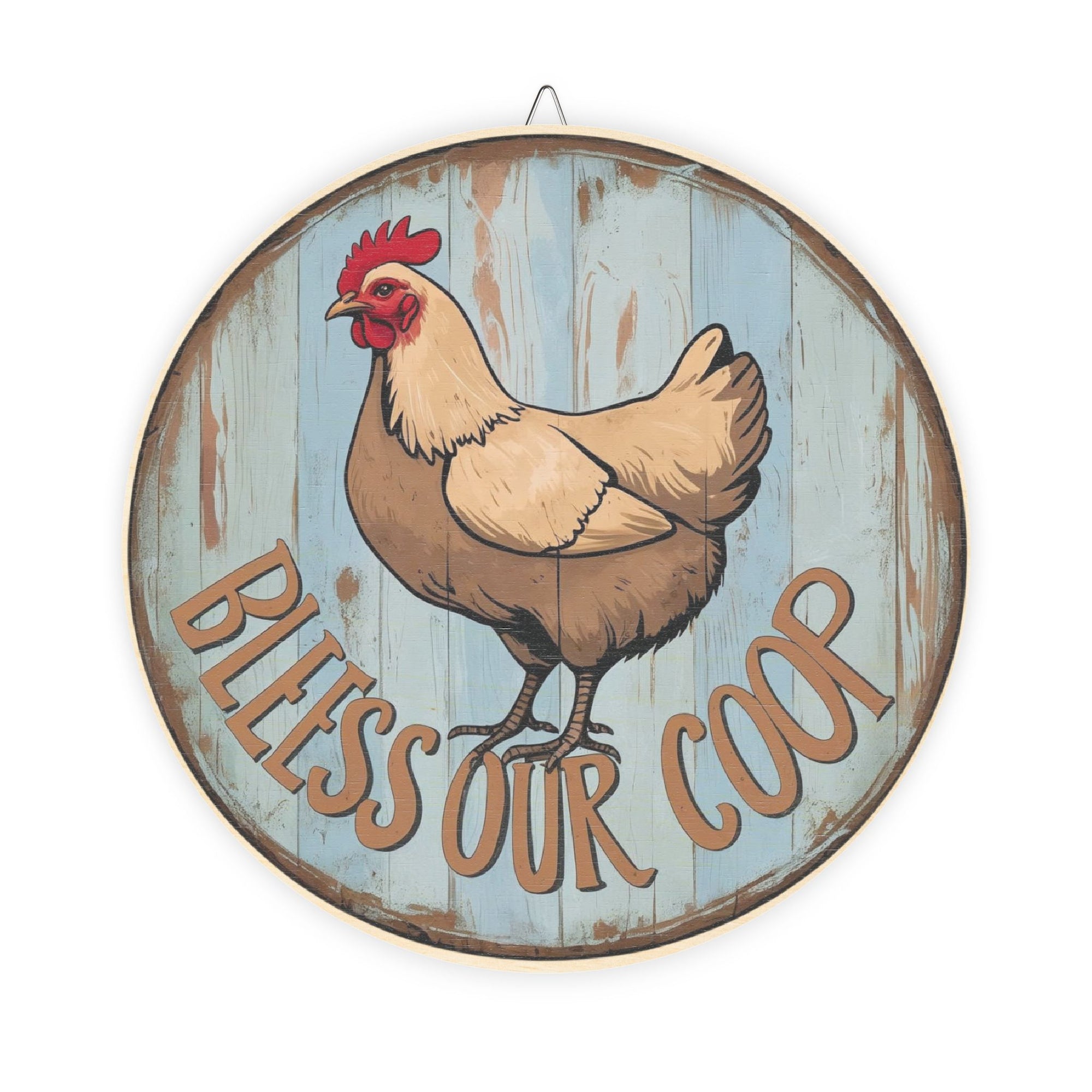 Bless Our Coop Sign – Rustic Farmhouse Wall Decor – Gift for Chicken Lovers Rustic Wood Signs, Farmhouse Decor, Kitchen Wall Art, 'Bless Our Coop' Sign, Country Style Home Decor, Gift for Chicken Lovers