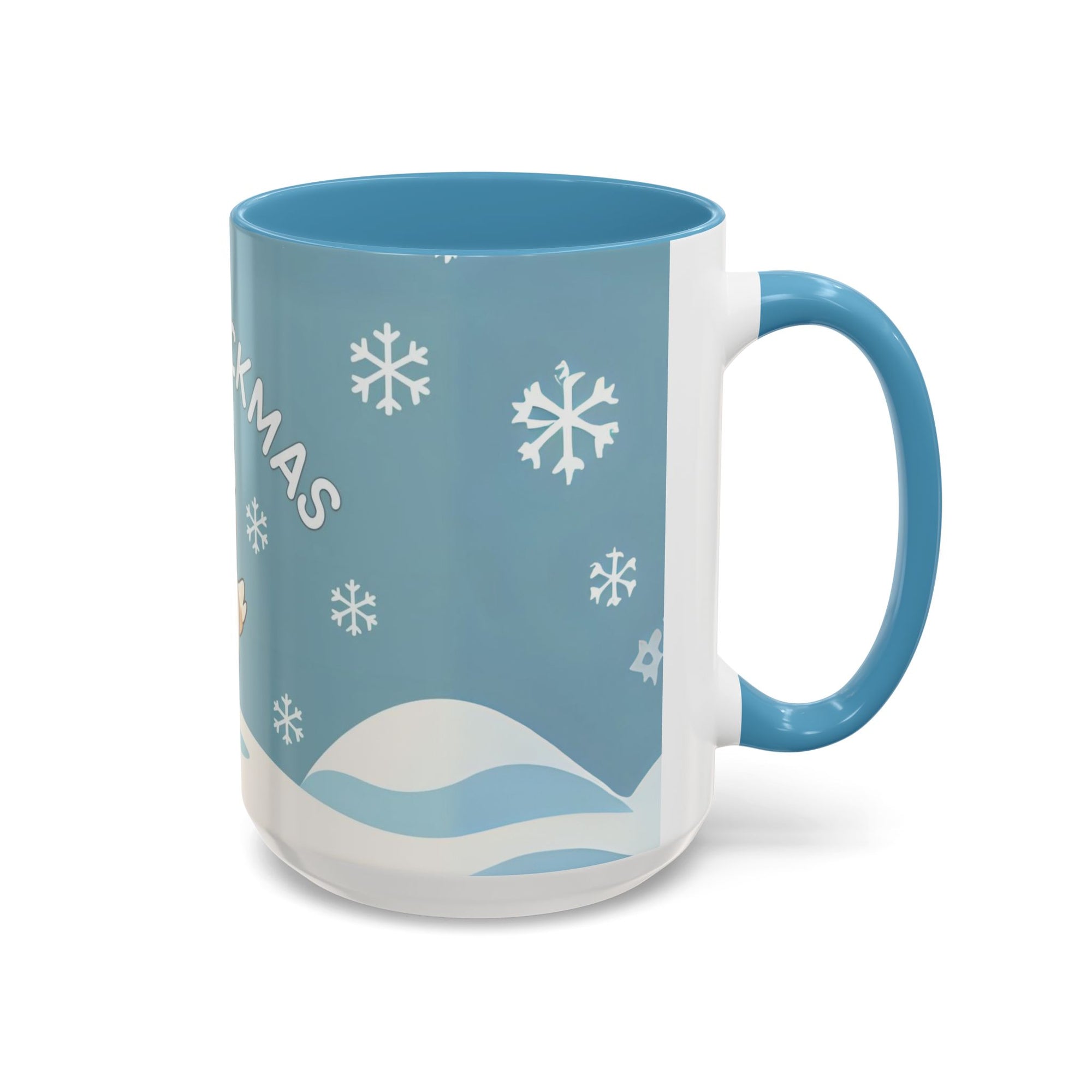 Merry Chickmas Christmas Chicken Accent Coffee Mug - Cute Holiday Gift, Festive Drinkware, Winter Celebration, Merry Chickmas, Funny Holiday Gift for Chicken Moms