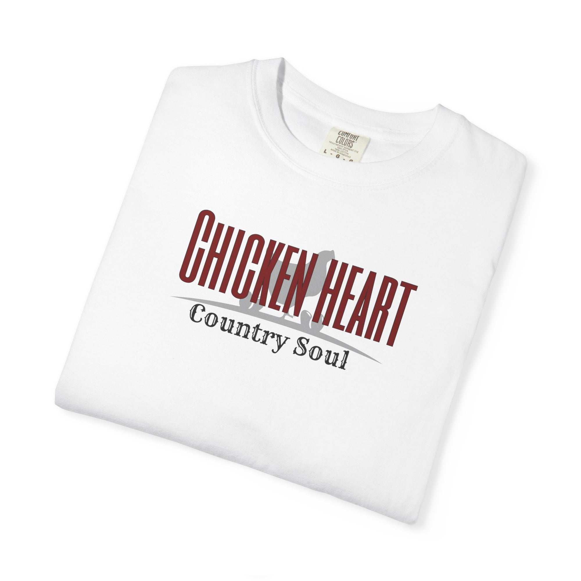 Chicken Heart Country Soul T-Shirt – Funny Chicken Lover Tee – Farmhouse Graphic Tee for Women – Country Girl Poultry Keeper Gift