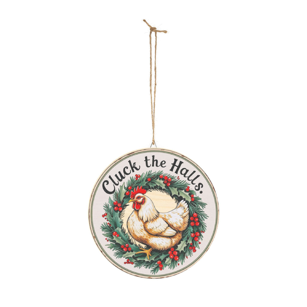 Cluck the Halls Chicken Christmas Sign – Rustic Farmhouse Holiday Decor – Gift for Chicken Moms Festive Cluck the Halls Wood Sign, Holiday Decor, Farmhouse Wall Art, Chicken Home Sign, Christmas Decor, Rustic Gift Idea