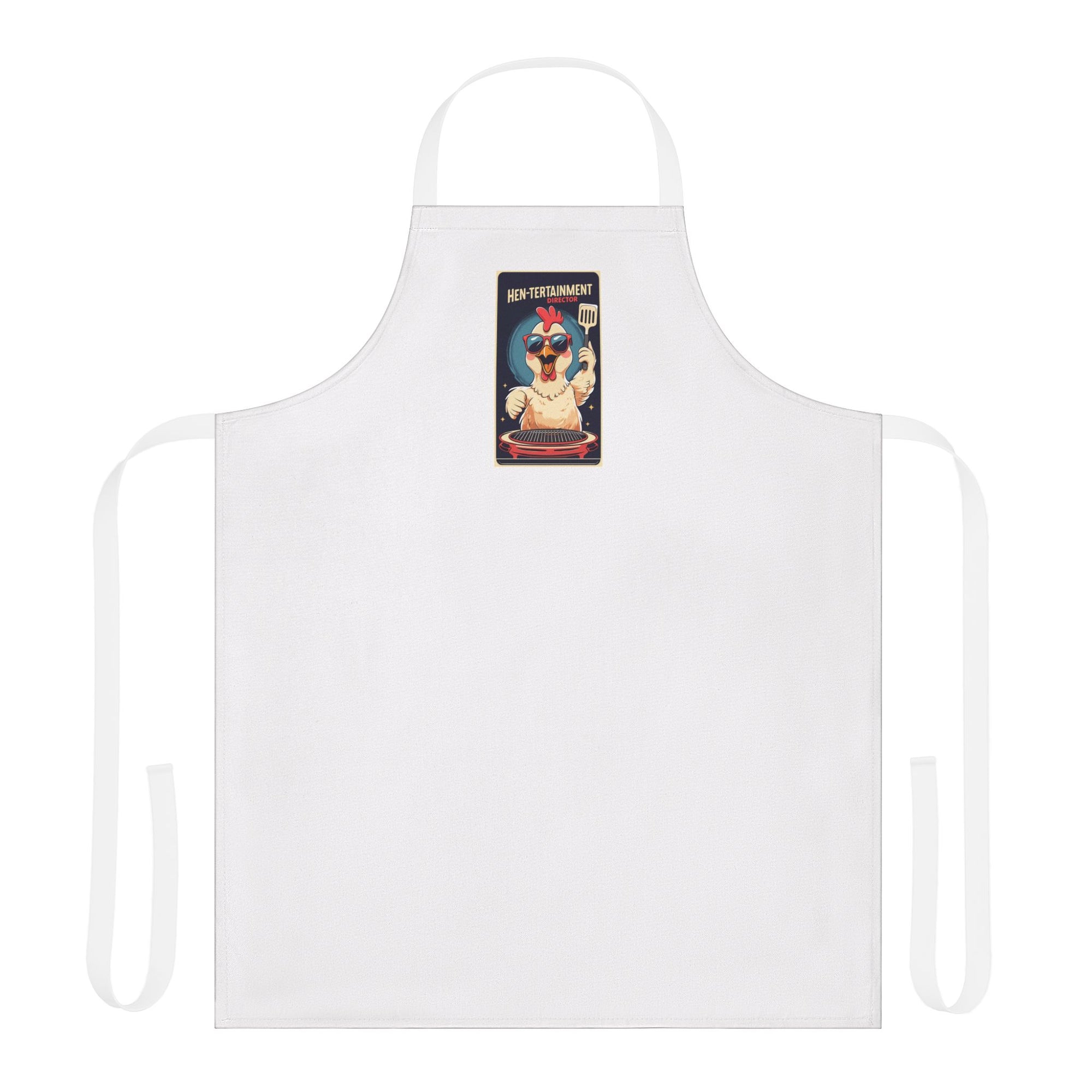 Hen-tertainment Director Chicken Humorous Farmhouse BBQ Cooking Apron - Hen-tertainment, Gift for Chefs, BBQ Lovers, and Chicken Lovers