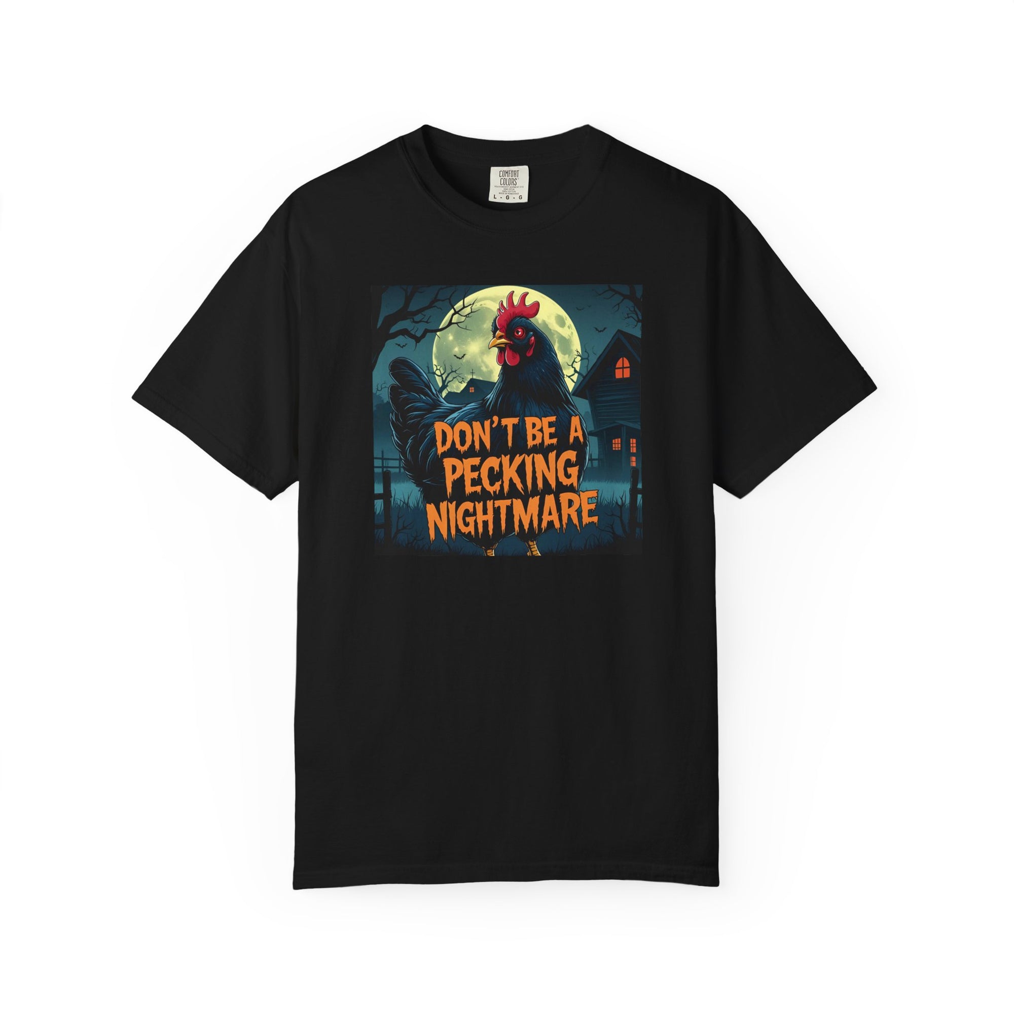 Don't Be a Pecking Nightmare T-shirt, Funny Halloween Shirt, Unisex Tee, Unique Gift, Seasonal Apparel, Spooky Vibe, Casual Wear