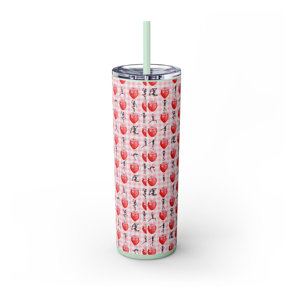 Charming Holiday Skinny Tumbler with Straw, 20oz - Perfect Gift for Parties, Home Use, Outdoor Events, Summer Picnics, or Seasonal [...]