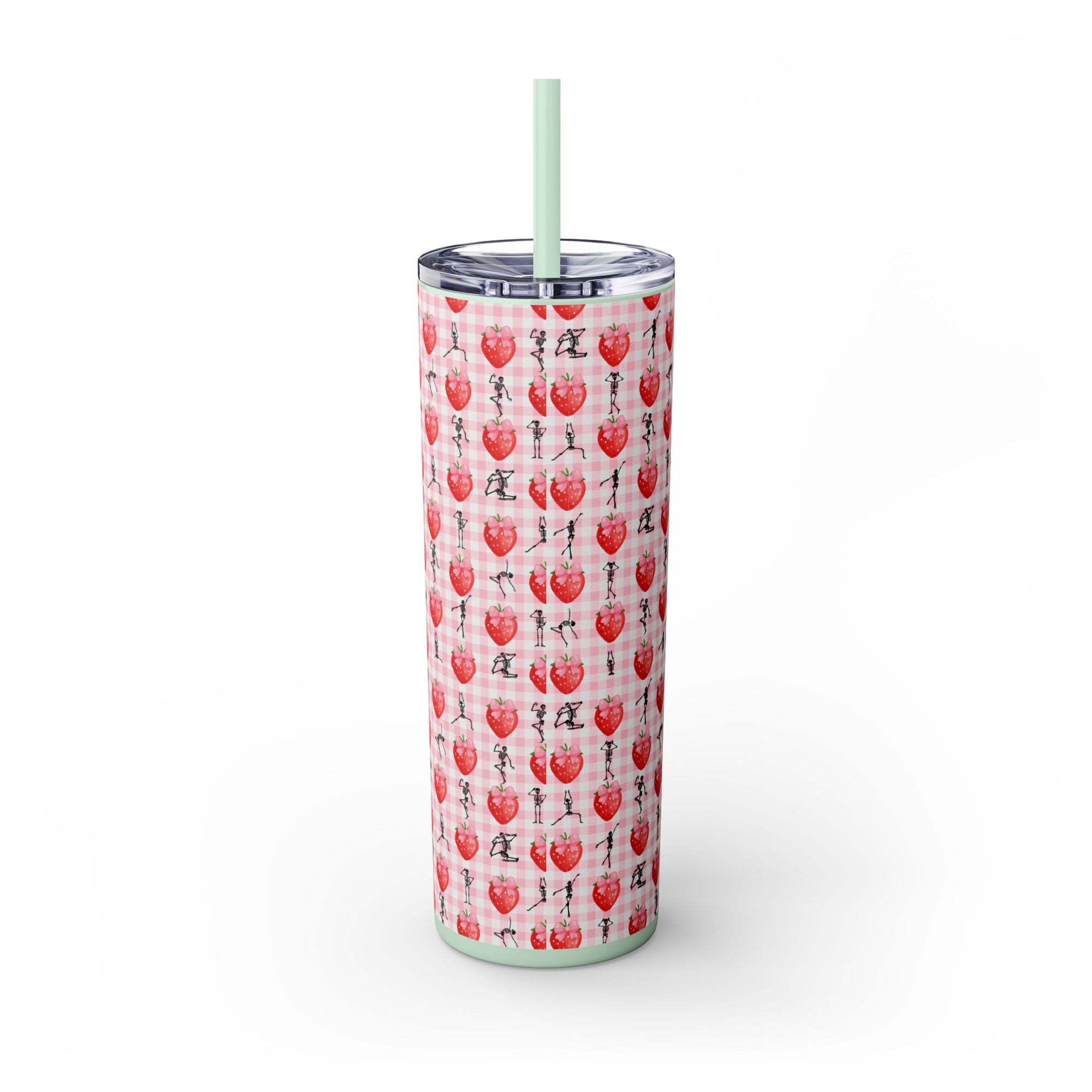 Charming Holiday Skinny Tumbler with Straw, 20oz - Perfect Gift for Parties, Home Use, Outdoor Events, Summer Picnics, or Seasonal [...]