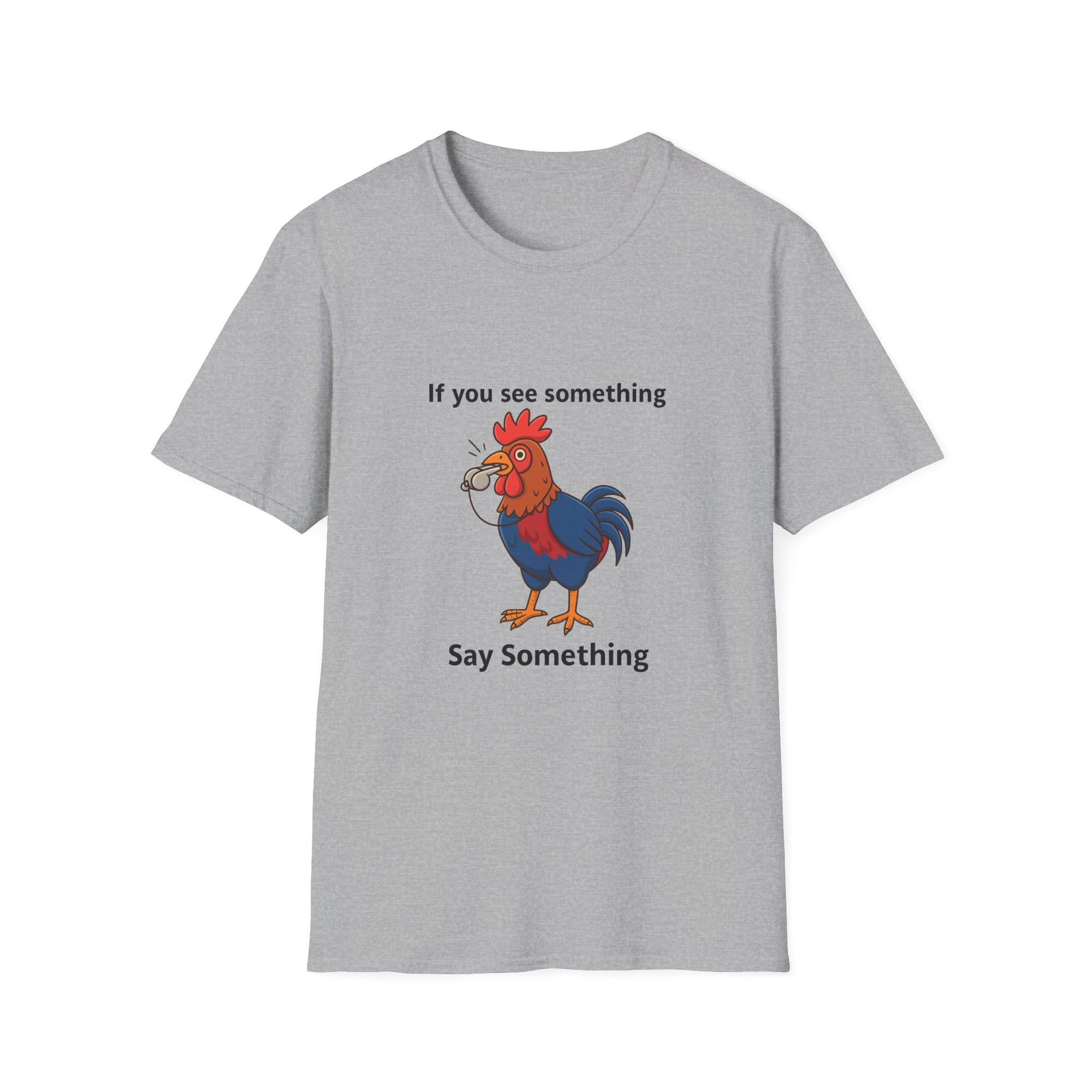Funny Whistleblower Chicken Shirt – Farm Animal Humor Tee, Gift for Chicken Lovers, Backyard Farm Life