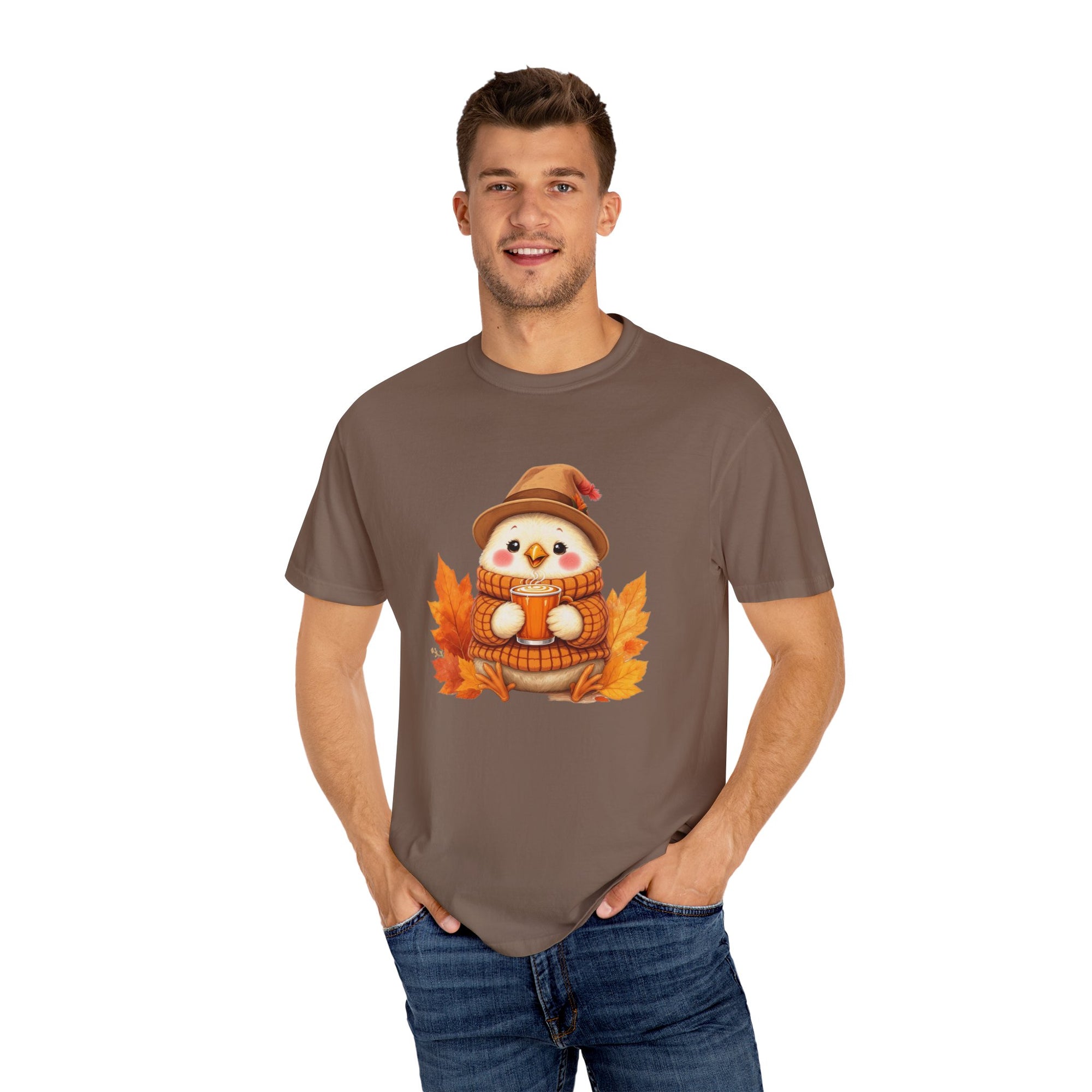 Pumpkin Spice and Peckin Nice Whimsical Snowman Tshirt, Unisex Fall Tee, Holiday Shirt, Thanksgiving Outfit, Winter Wardrobe Essential