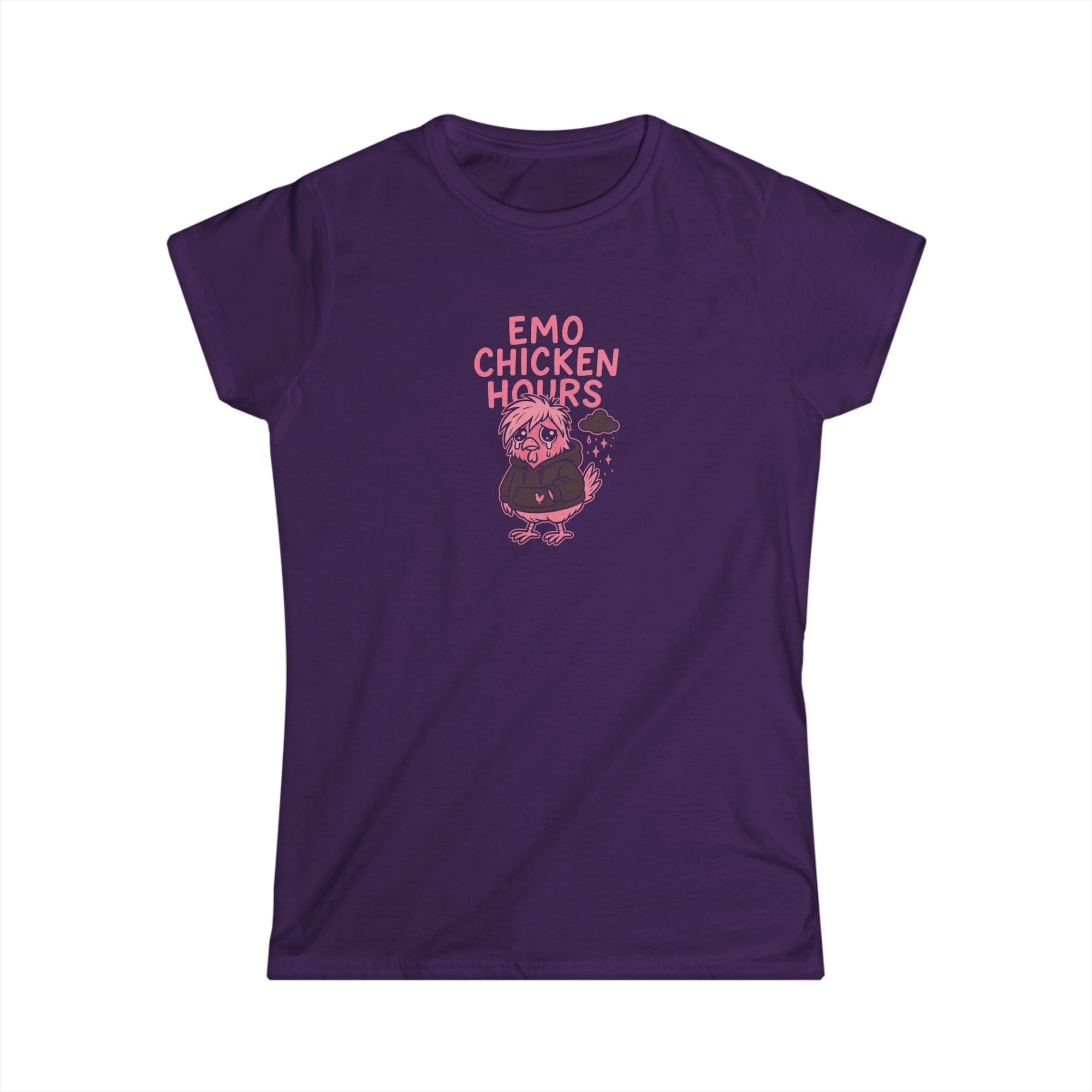 Emo Chicken Hours Women's Softstyle Tee