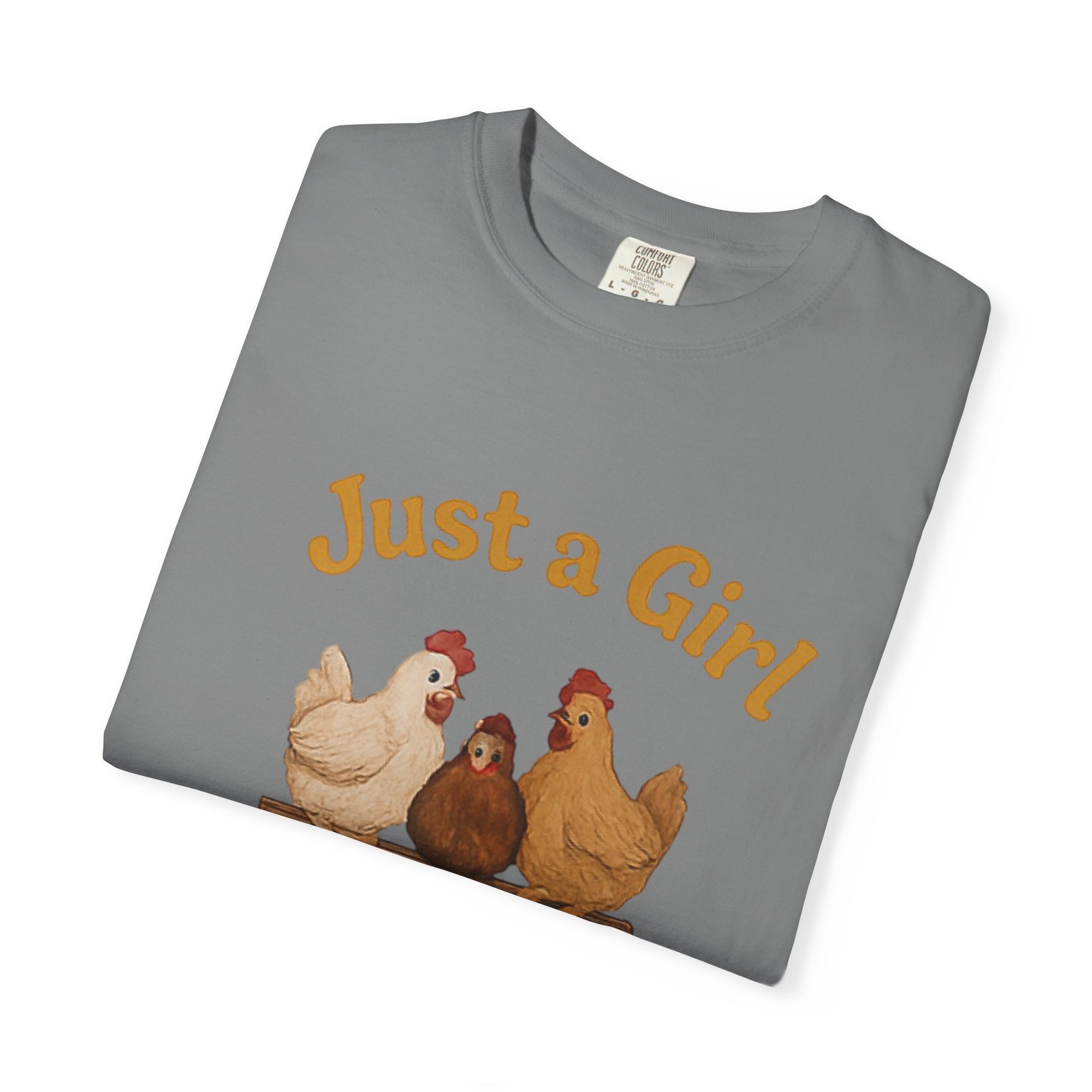 Just a Girl Who Talks to Chickens T-shirt | Fun Farm Tee, Gift for Chicken Lovers, Unisex Casual Wear, Quirky Animal Apparel, Country [...]