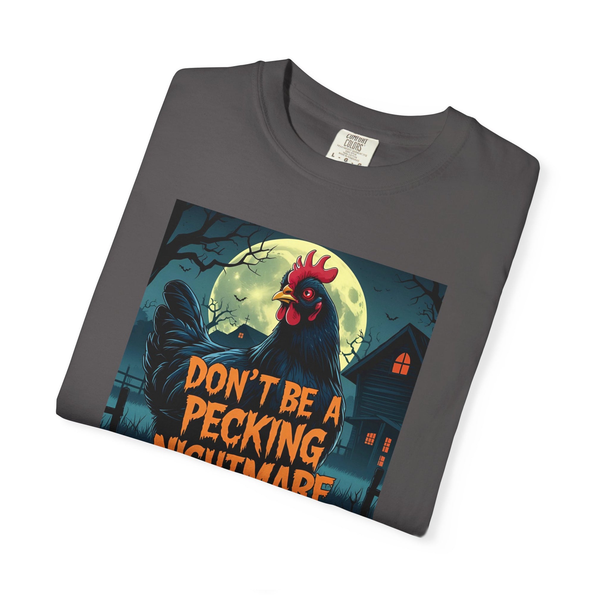 Don't Be a Pecking Nightmare T-shirt, Funny Halloween Shirt, Unisex Tee, Unique Gift, Seasonal Apparel, Spooky Vibe, Casual Wear