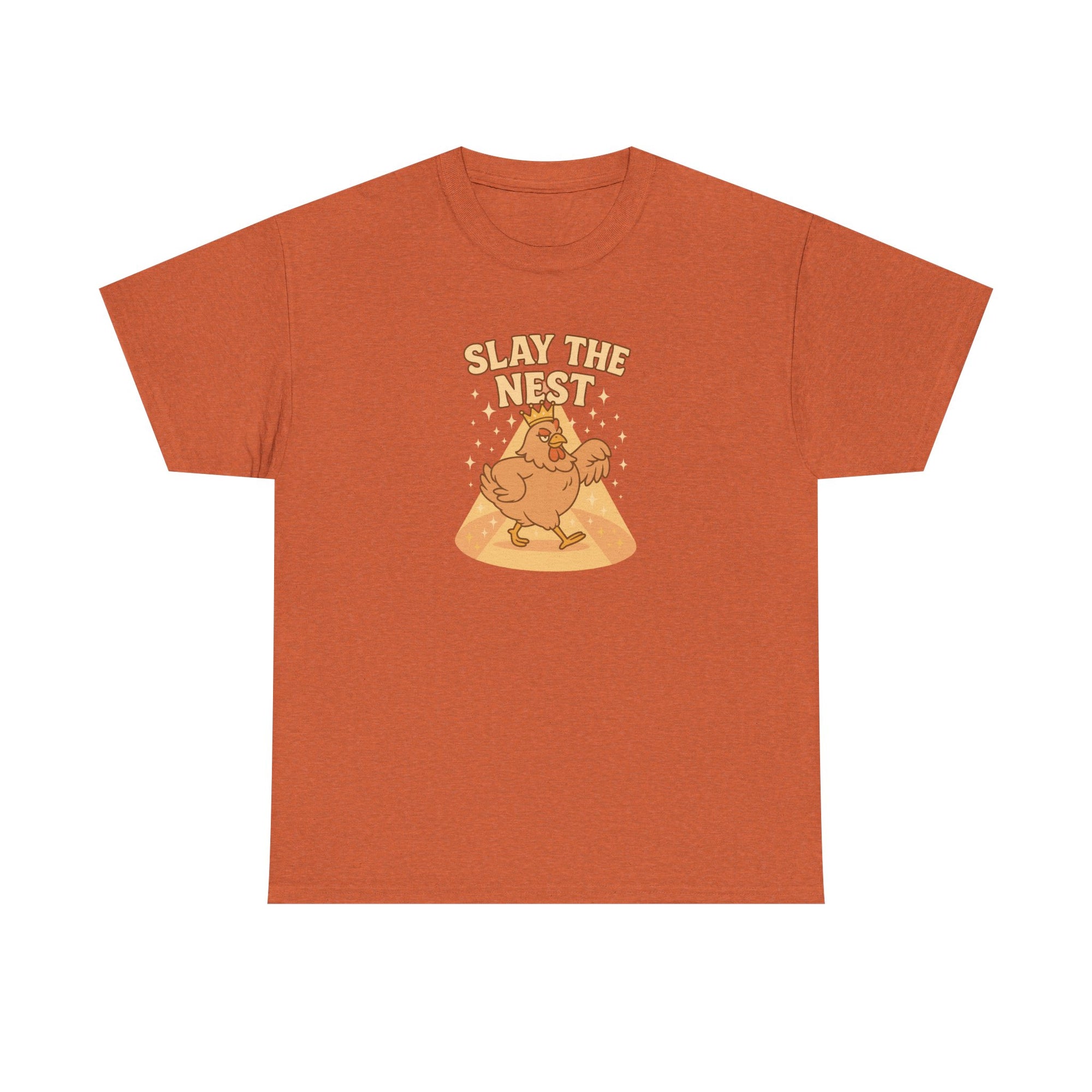 Slay the Nest Heavy Cotton Tee, Funny Graphic T-Shirt