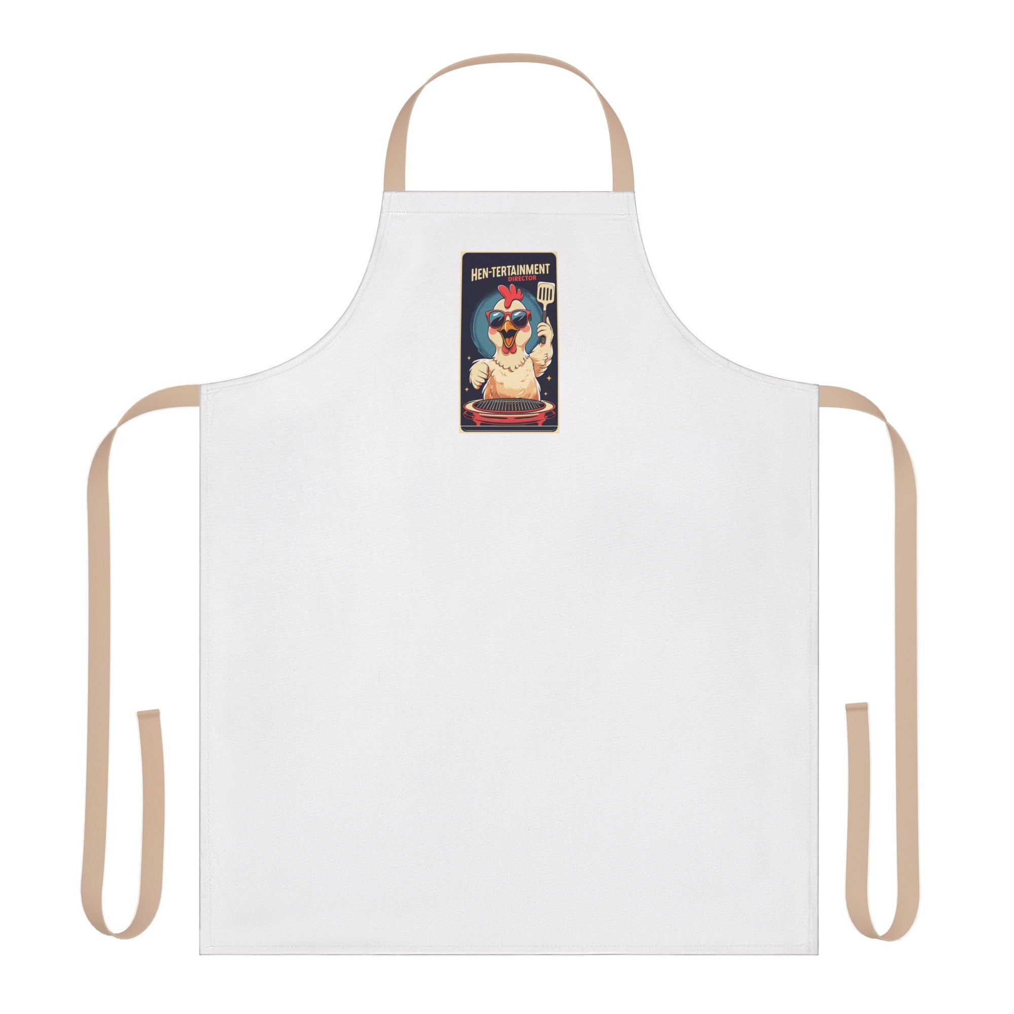 Hen-tertainment Director Chicken Humorous Farmhouse BBQ Cooking Apron - Hen-tertainment, Gift for Chefs, BBQ Lovers, and Chicken Lovers