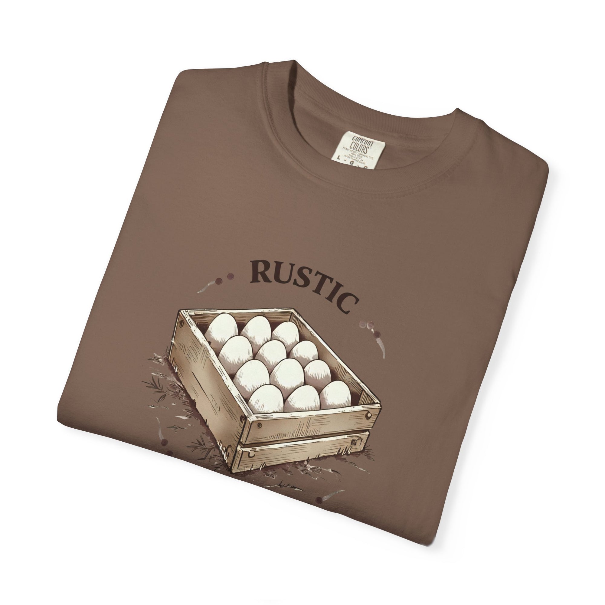 Rustic Egg Co. Vintage T-Shirt, Farmhouse Style Tee, Unisex Graphic Shirt, Egg Lover Gift, Casual Everyday Wear