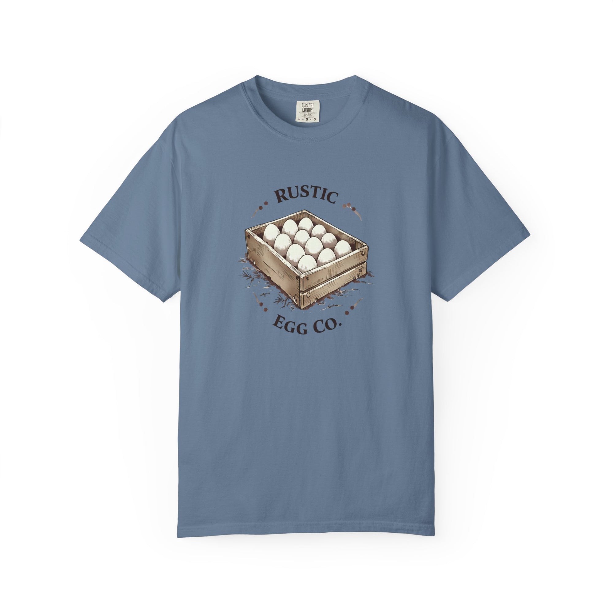 Rustic Egg Co. Vintage T-Shirt, Farmhouse Style Tee, Unisex Graphic Shirt, Egg Lover Gift, Casual Everyday Wear