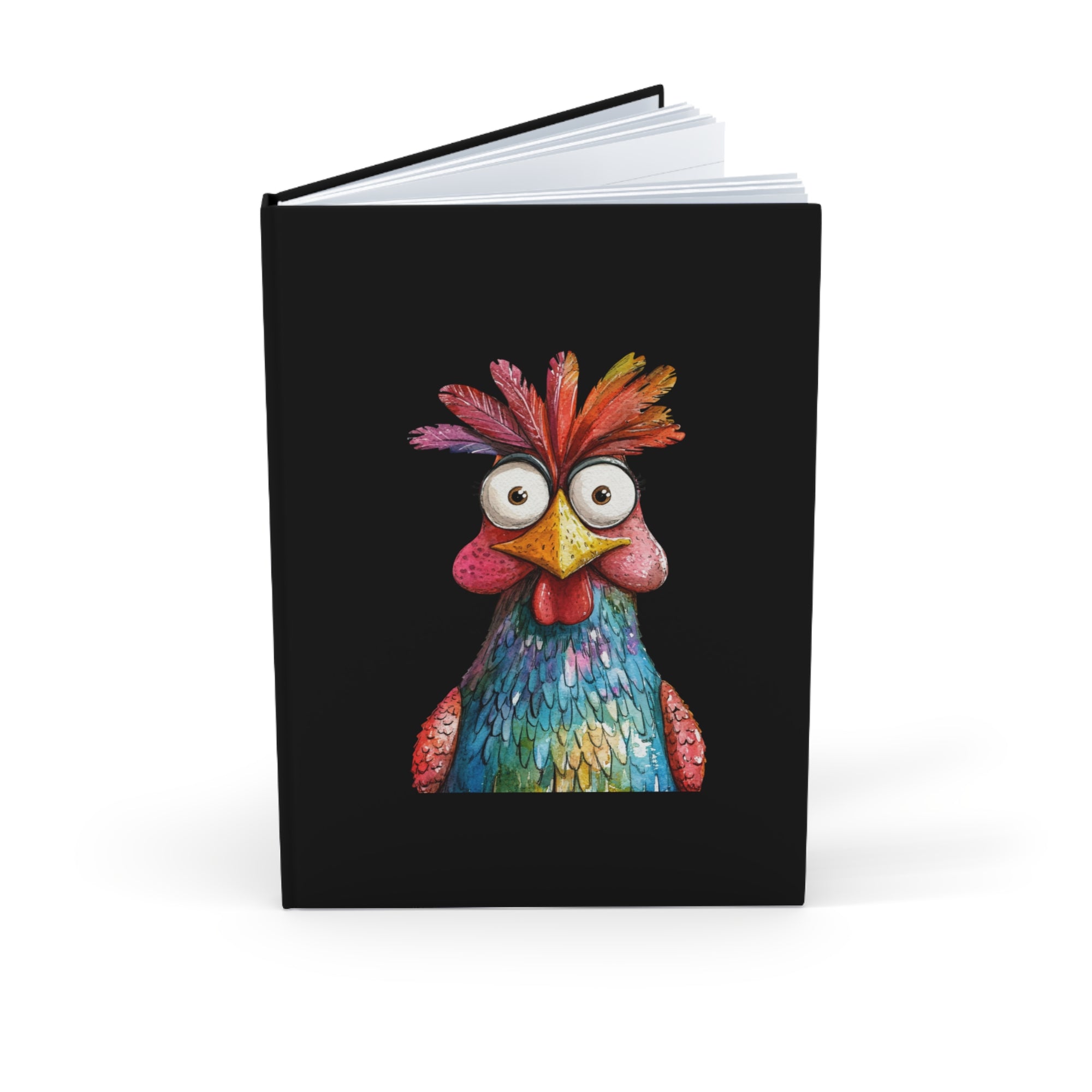 Colorful Chicken Hardcover Journal: Fun Notebook for Kids, Gift for Animal Lovers, Creative Writing, School Supplies, Cute Art Journal