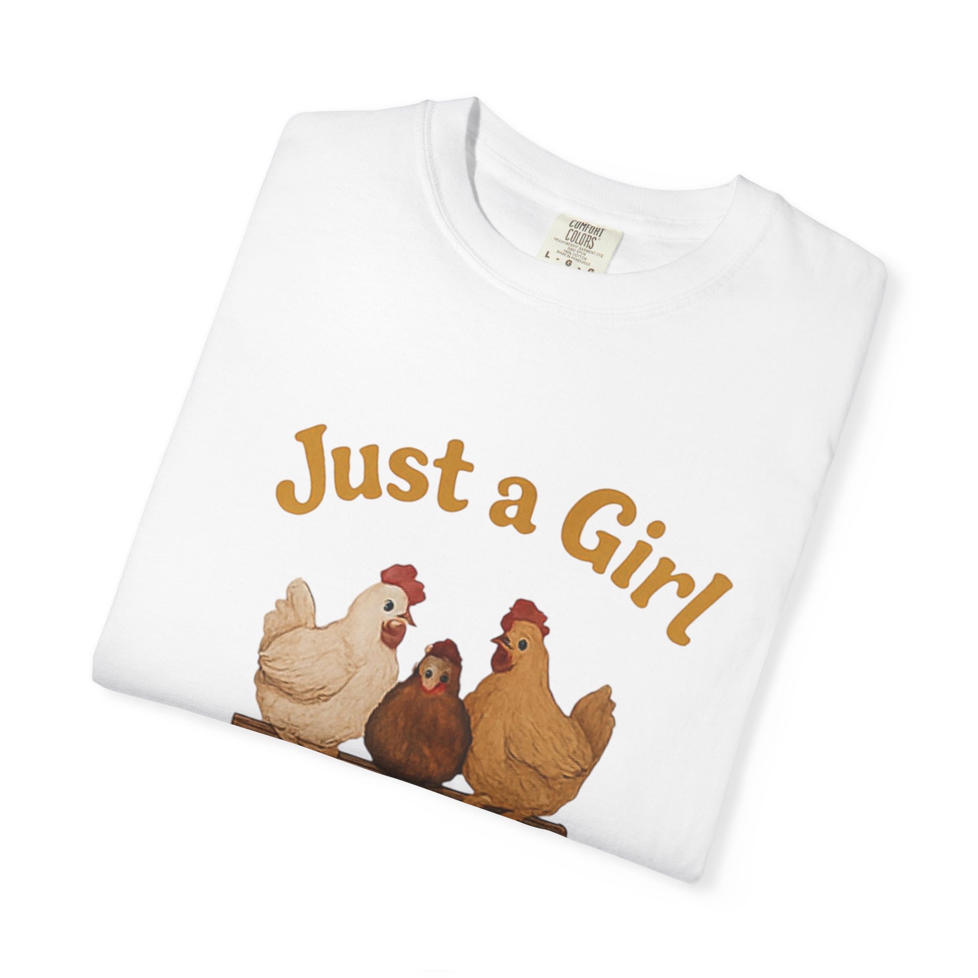 Just a Girl Who Talks to Chickens T-shirt | Fun Farm Tee, Gift for Chicken Lovers, Unisex Casual Wear, Quirky Animal Apparel, Country [...]
