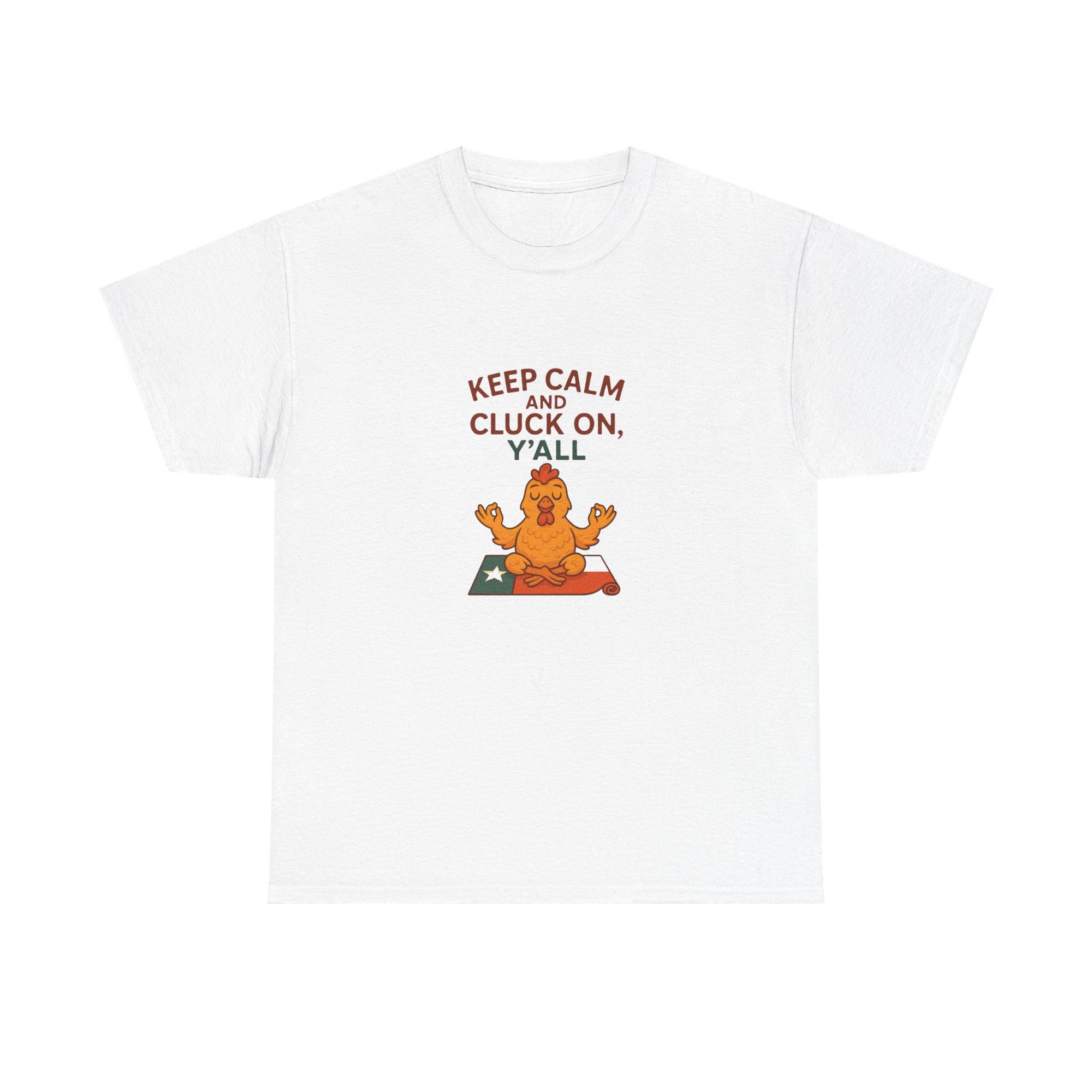 Keep Calm and Cluck On Unisex Tee