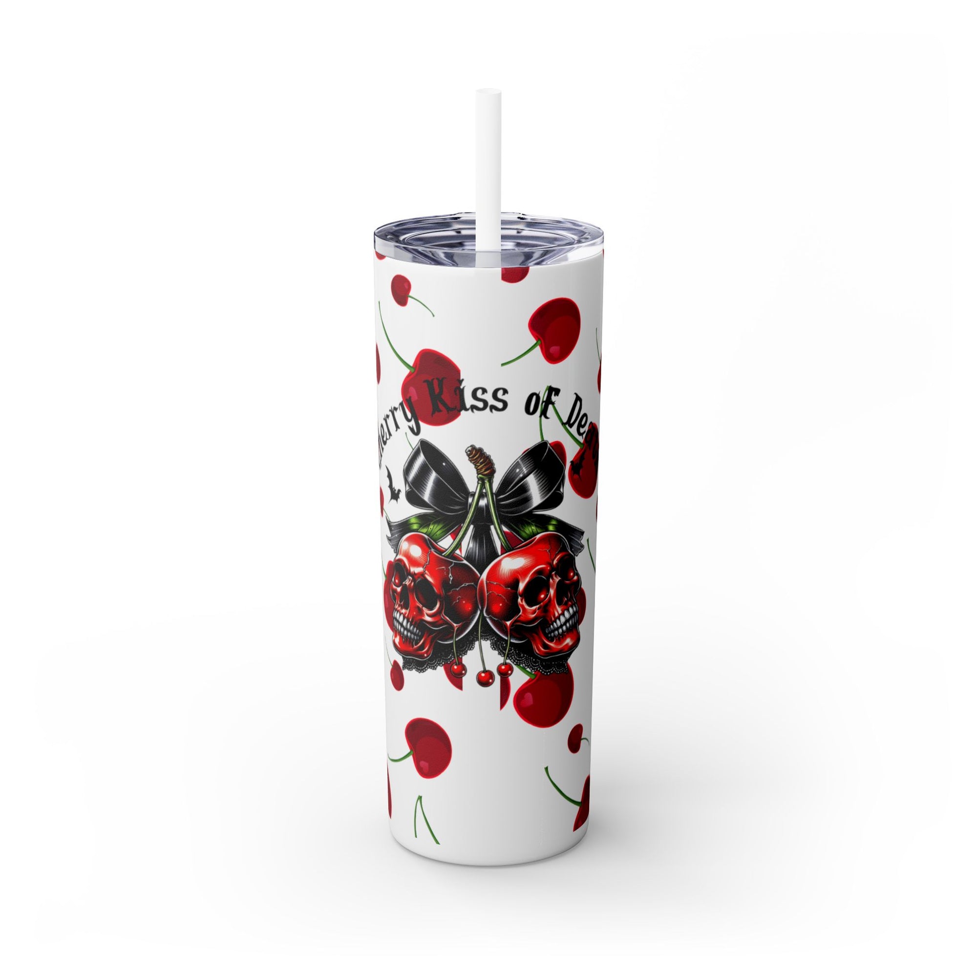 Cherry Kiss Skinny Tumbler