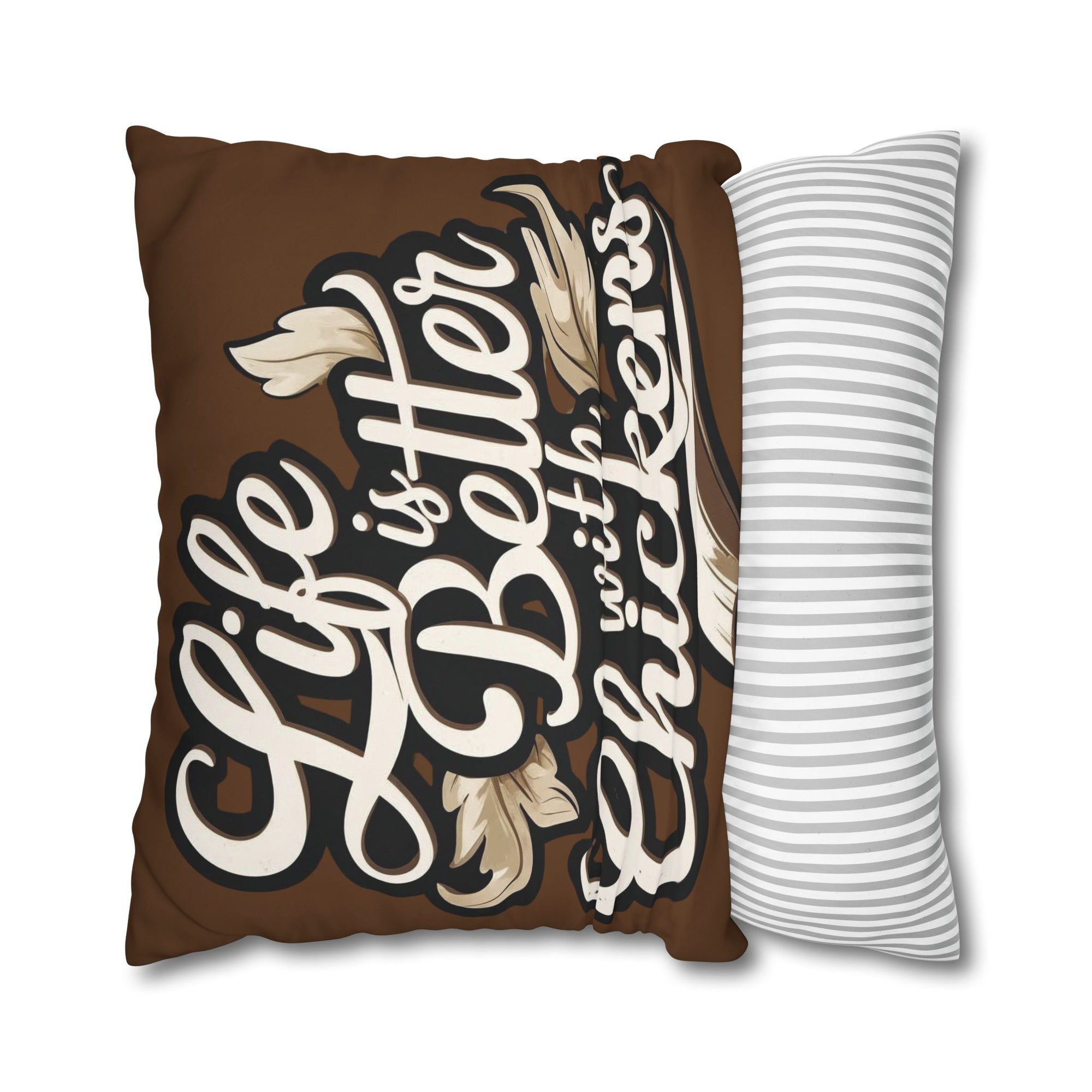 Life is Better with Chickens Pillow Cover – Rustic Farmhouse Chicken Decor – Gift for Chicken Lovers Cozy Chicken Lover Pillowcase - Farmhouse Decor, Gift for Poultry Enthusiasts, Home Accent, Chickens Pillow Cover, Country Style