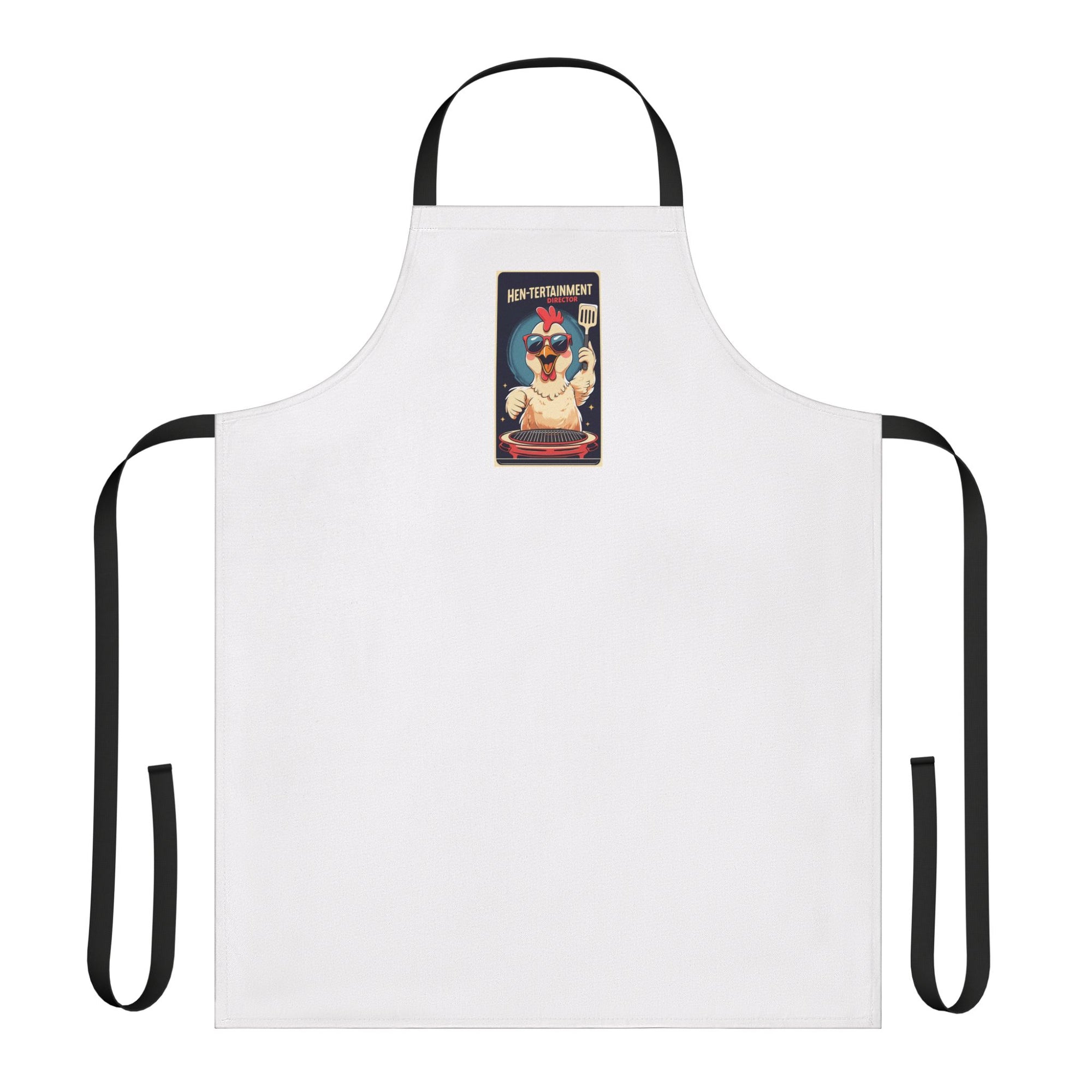 Hen-tertainment Director Chicken Humorous Farmhouse BBQ Cooking Apron - Hen-tertainment, Gift for Chefs, BBQ Lovers, and Chicken Lovers