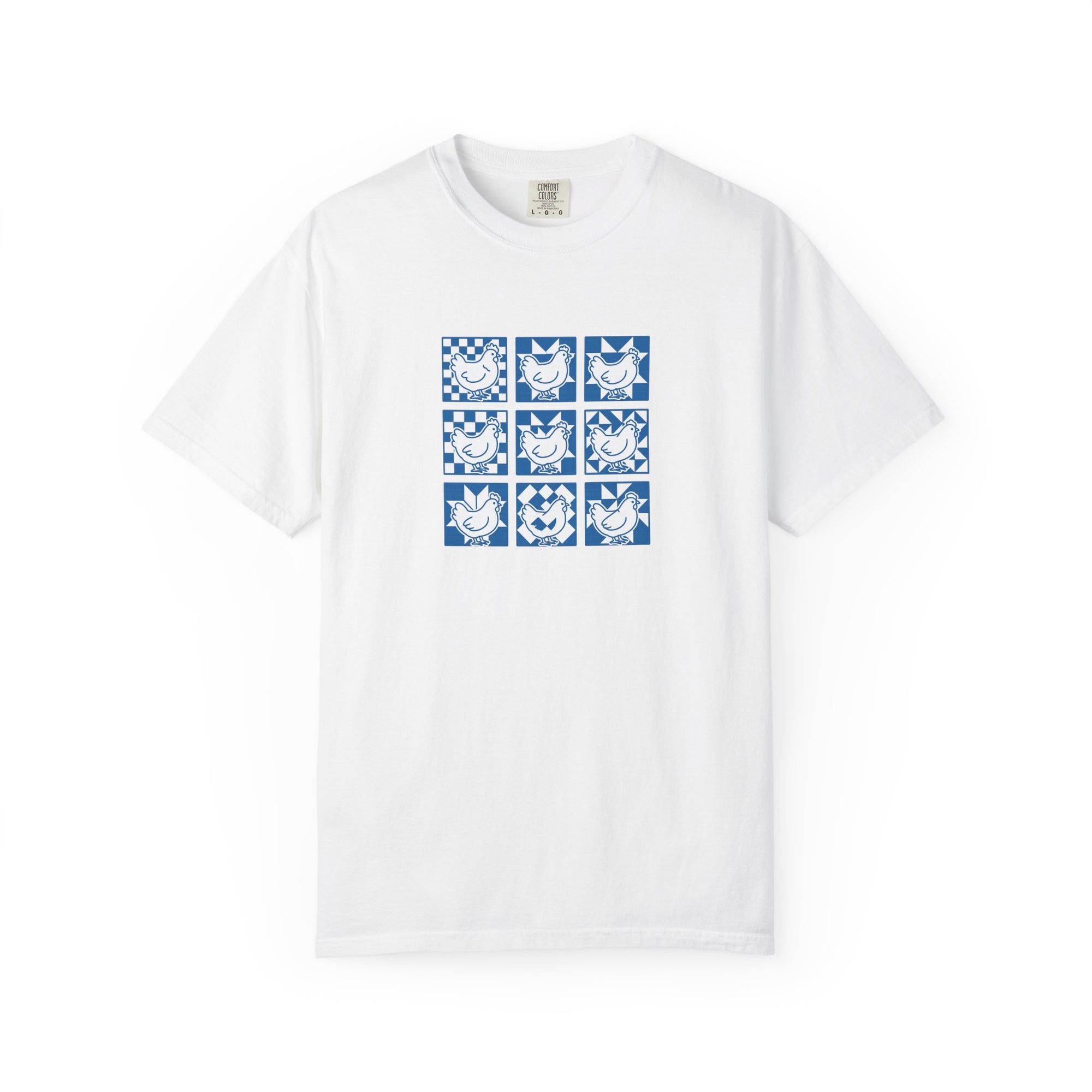 Chicken Quilt Garment-Dyed T-shirt